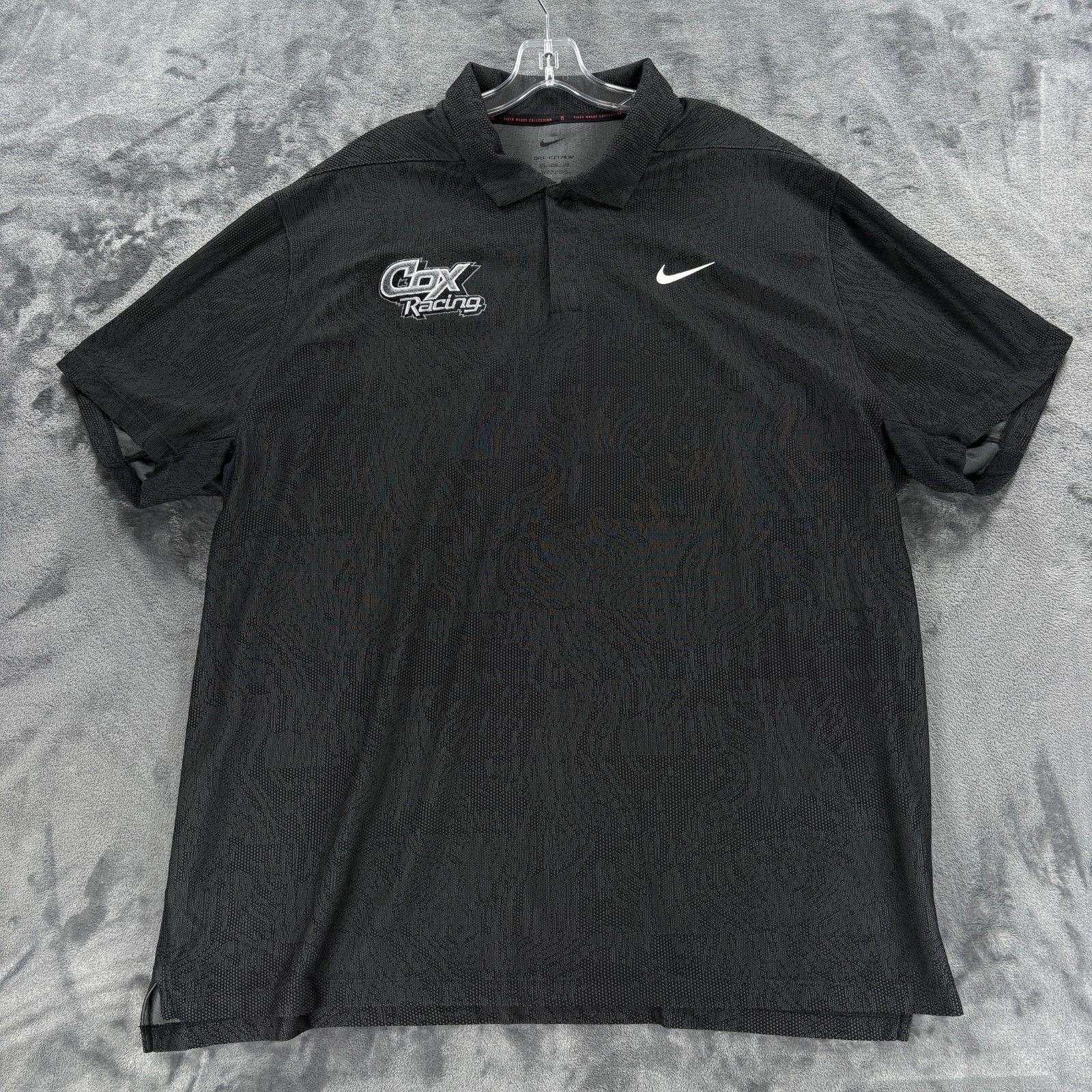 Nike Nike Tiger Woods Collection Dri Fit ADV Polo Mens 2XL Black Size US XXL / EU 58 / 5 - 11 Thumbnail