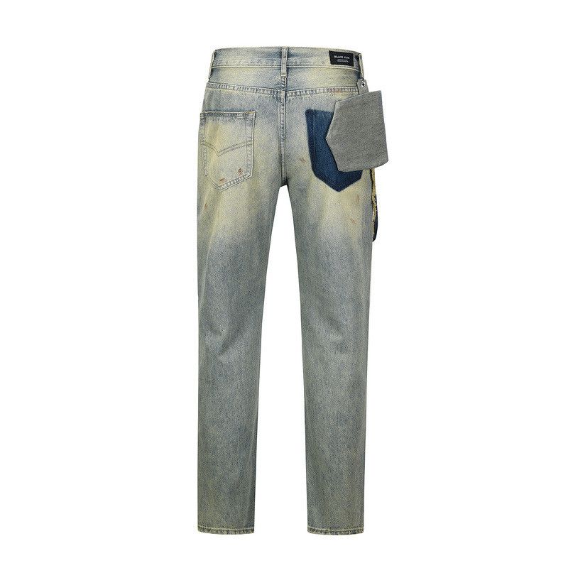 Japanese Brand × Jean High street blue washed ink classic slim jeans y2k Size US 32 / EU 48 - 2 Thumbnail