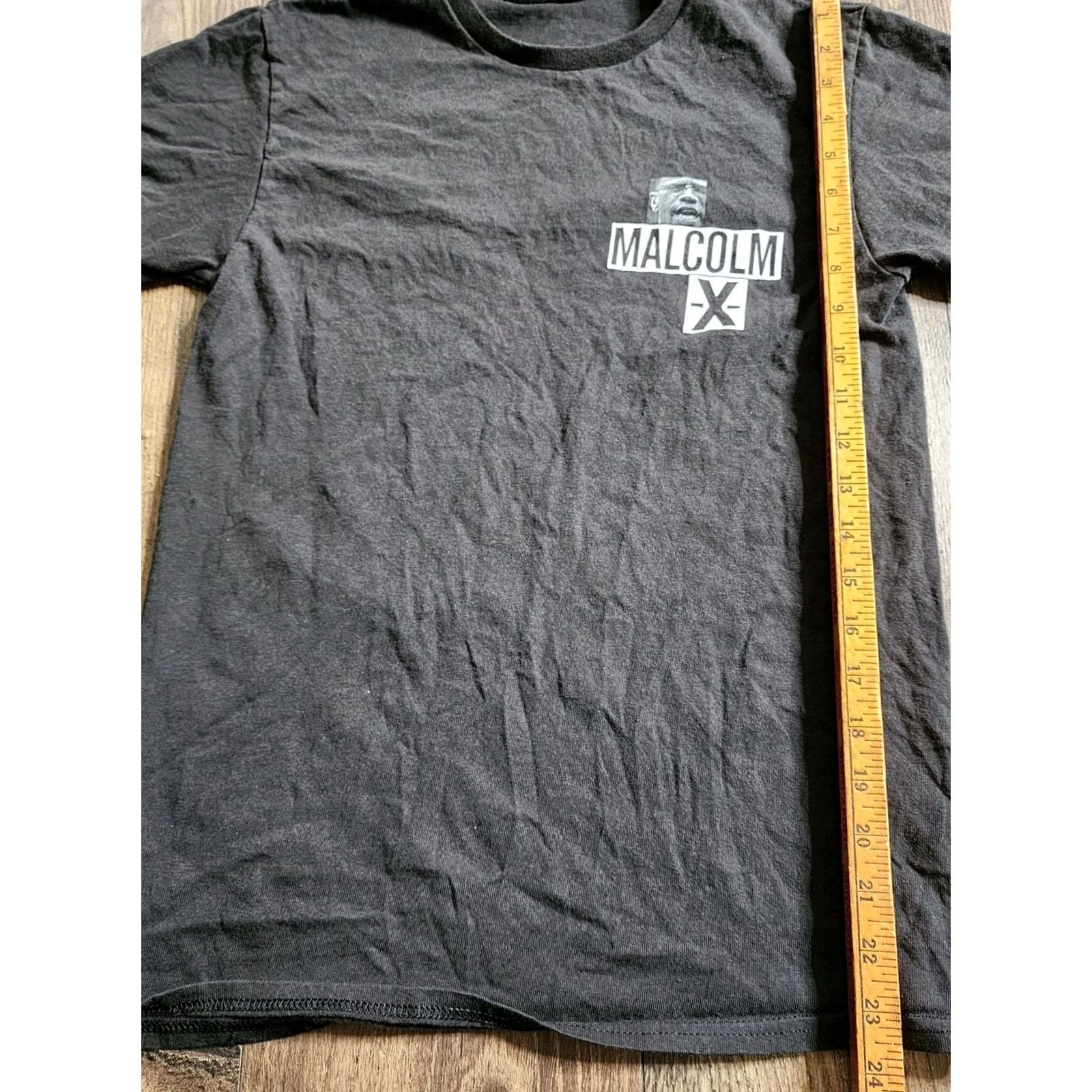 Doublet Womens S Malcolm X Propaganda Quote T Shirt Double Sided Shirt Adult Slim Black Cotton Unbranded Crew Neck Short Sleeve Womens DoubleSided Size S / US 4 / IT 40 - 2 Thumbnail