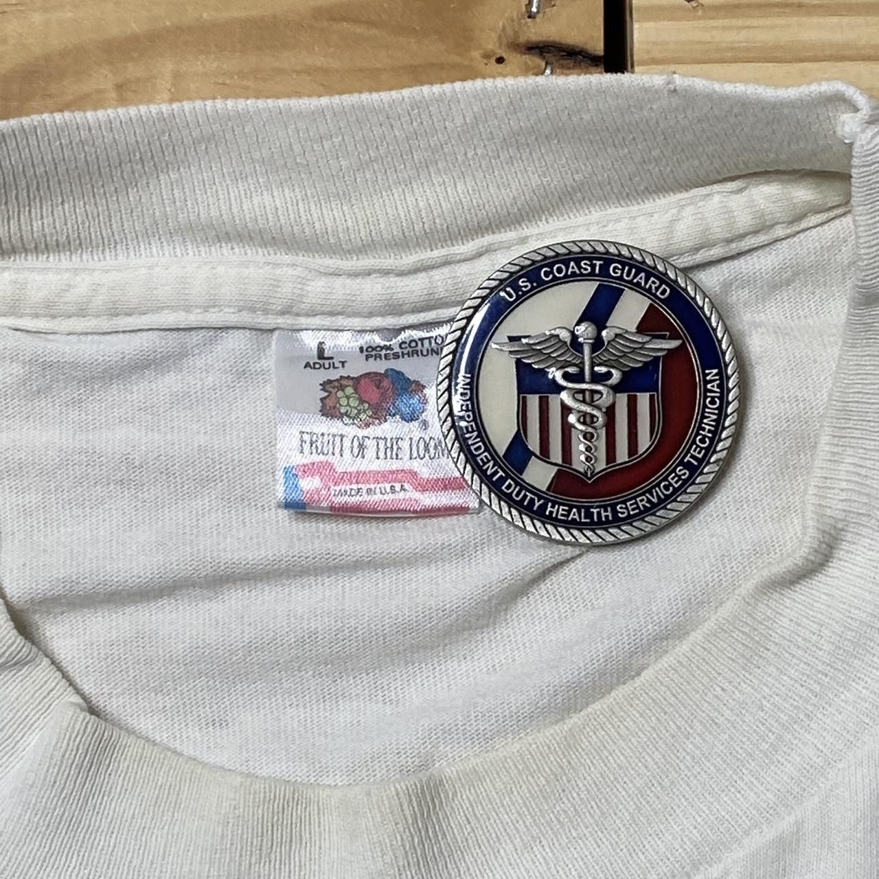 Fruit Of The Loom Vintage Big Play White Thrashed Baseball Tee Size Large Size US L / EU 52-54 / 3 - 6 Thumbnail