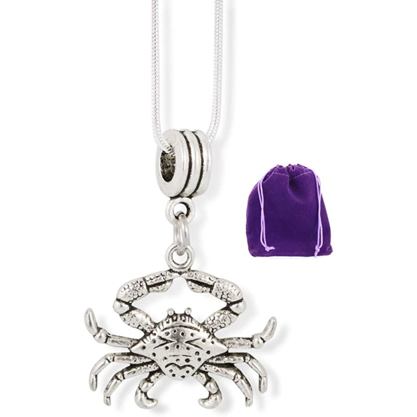 & Other Stories Crab (with Detail on Shell) Charm Snake Chain Necklace Size ONE SIZE - 1 Thumbnail