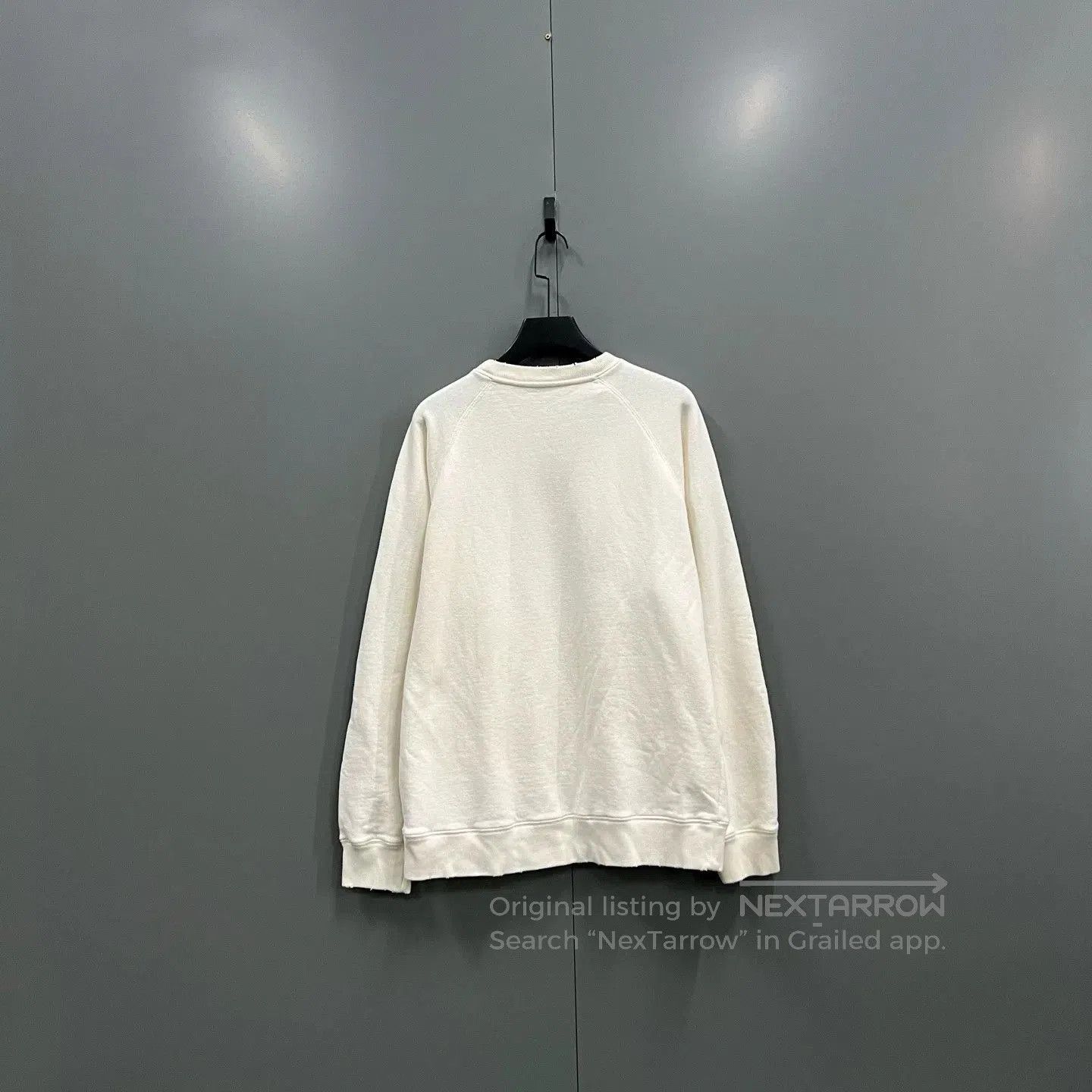 Dior dior logo embroidered sweatshirt in beige. Size US XL / EU 56 / 4 - 3 Thumbnail