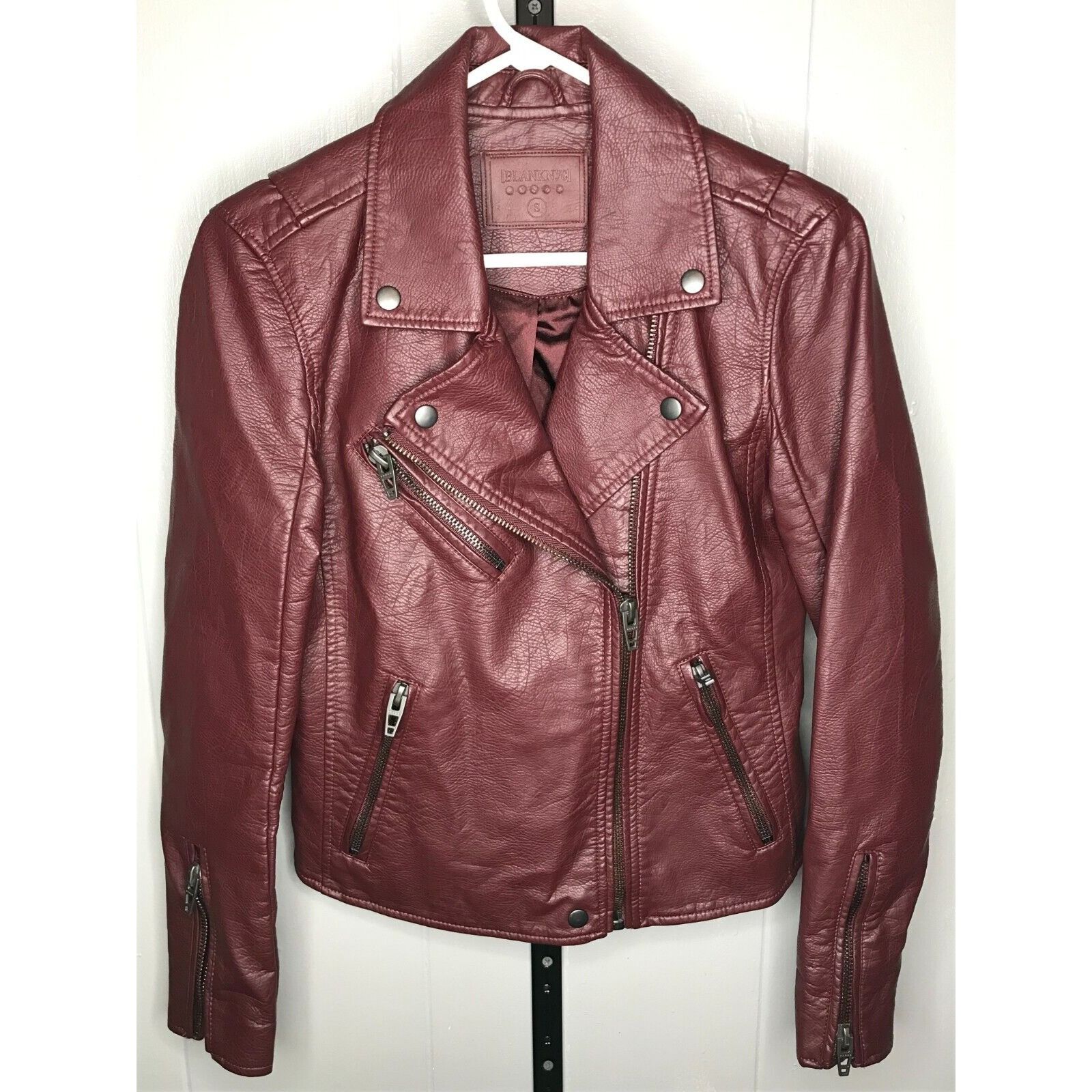 BLANKNYC Blank NYC Faux Leather crop Head over Heels Moto Jacket Maro Size S / US 4 / IT 40 - 1 Thumbnail