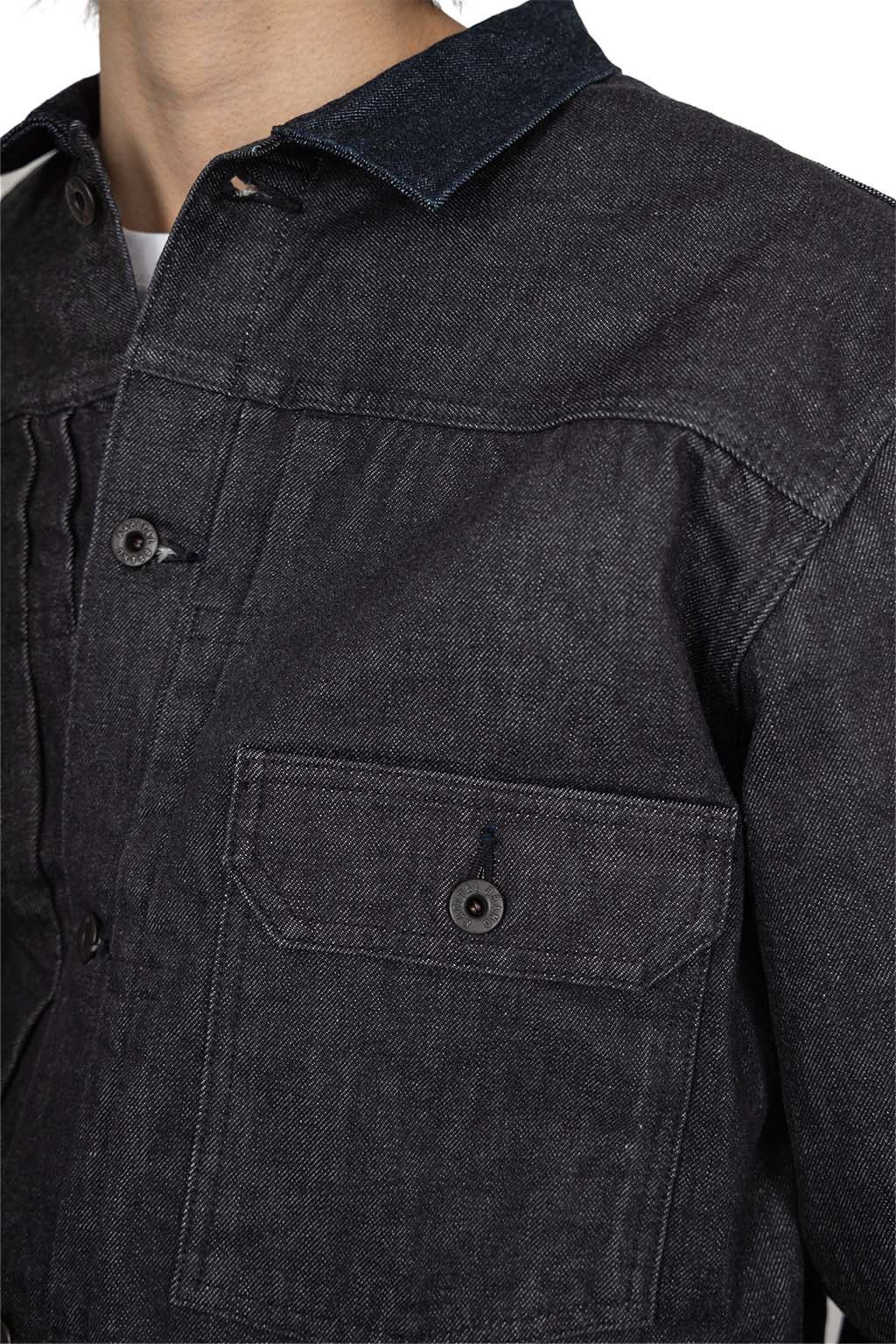 Kapital KAPITAL 14oz black denim 1ST JKT jacket brand new L Size US L / EU 52-54 / 3 - 12 Thumbnail