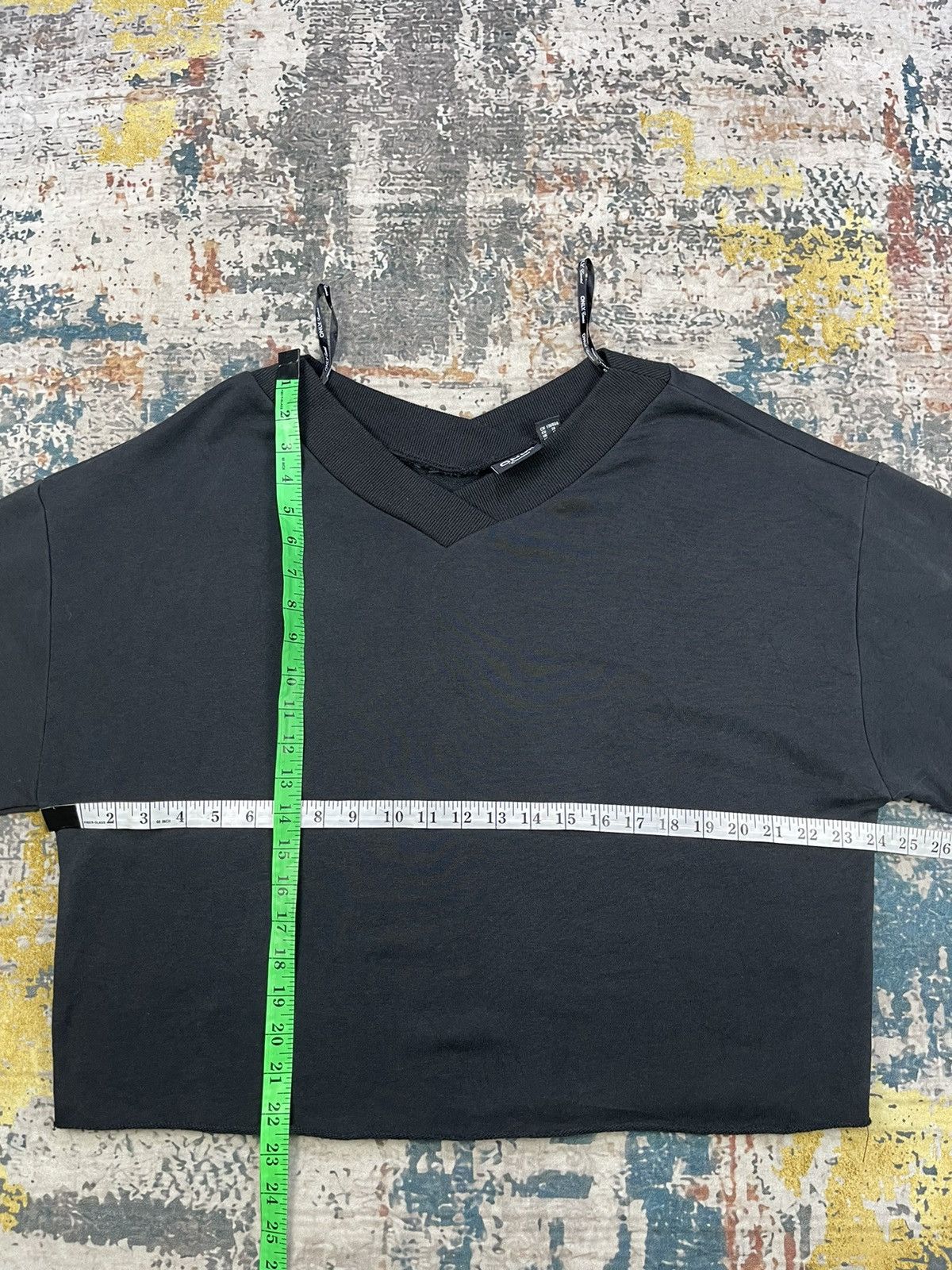 Japanese Brand ONLY Essential V Neck Cropped Paco Sweatshirt Size M / US 6-8 / IT 42-44 - 8 Thumbnail