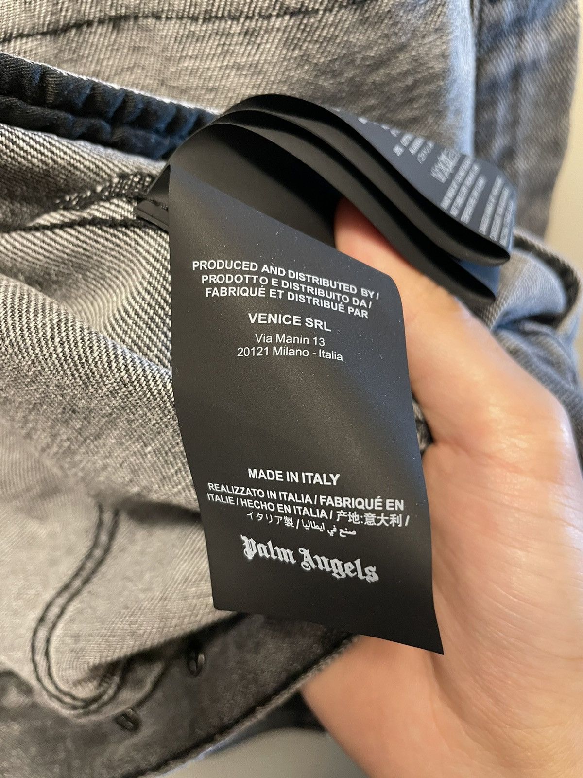Palm Angels Denim Logo Jacket Size US M / EU 48-50 / 2 - 7 Thumbnail
