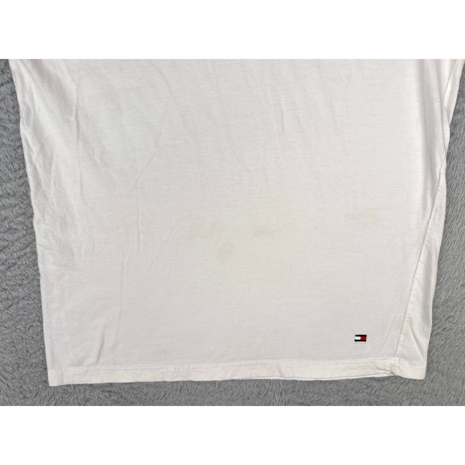 Tommy Hilfiger Tommy Hilfiger Shirt Adult Medium White Short Sleeve V-Neck 100% Cotton READ Size US M / EU 48-50 / 2 - 5 Thumbnail