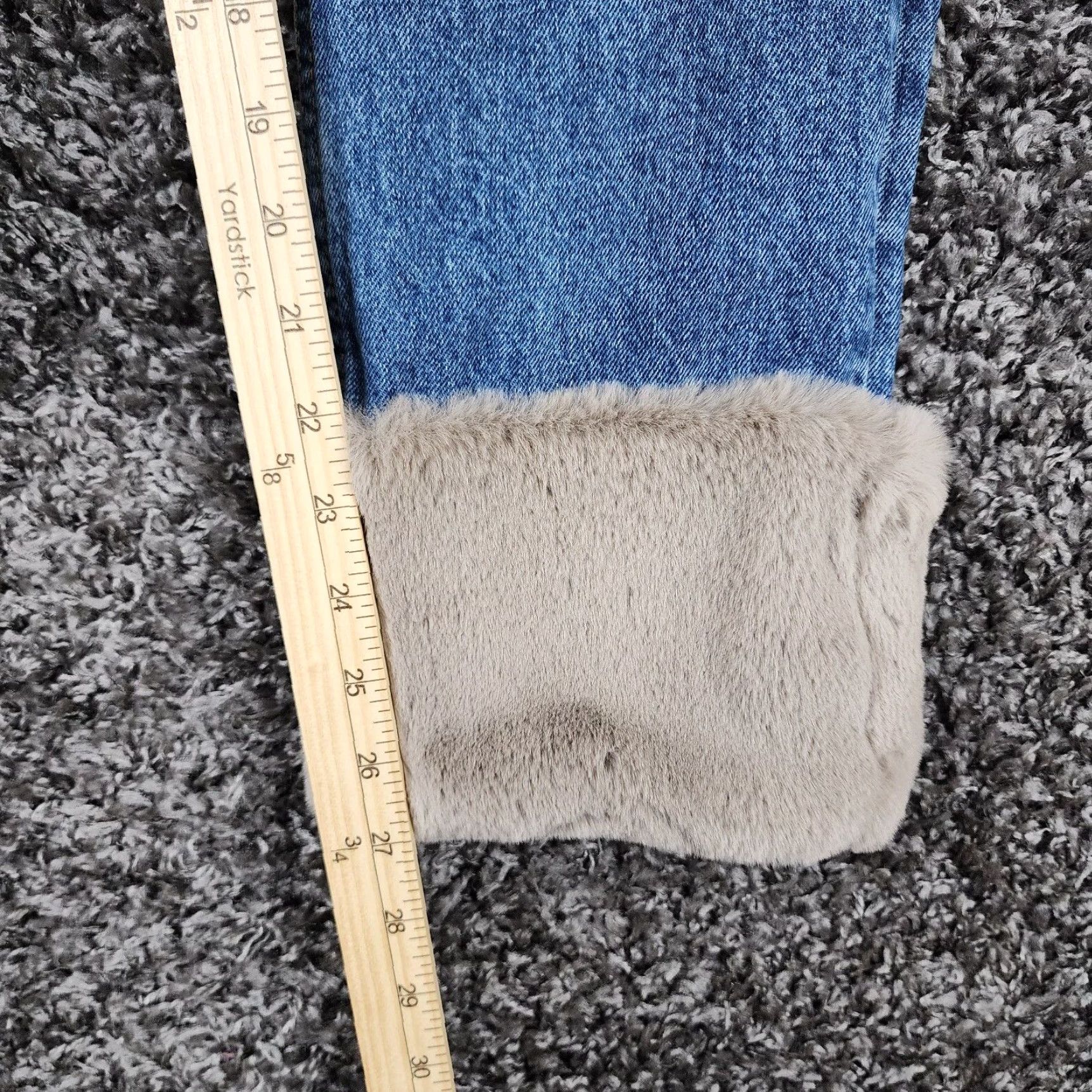Zara ZARA Distressed Straight Leg Jeans Women Size 6 Blue Size 28" / US 6 / IT 42 - 6 Thumbnail