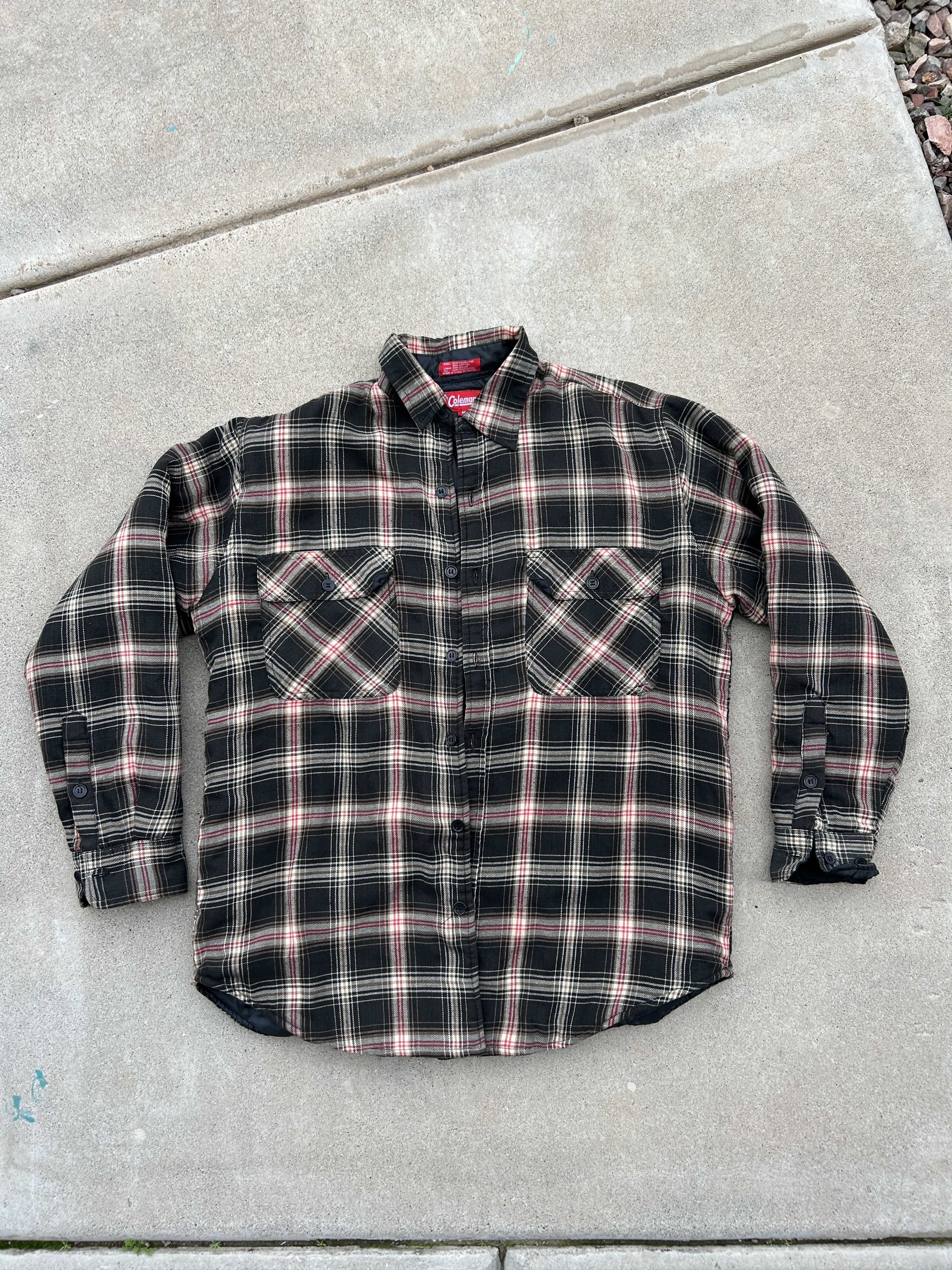 Coleman Vintage 90s Coleman Plaid Insulated Outerwear Button Up Size US M / EU 48-50 / 2 - 2 Thumbnail
