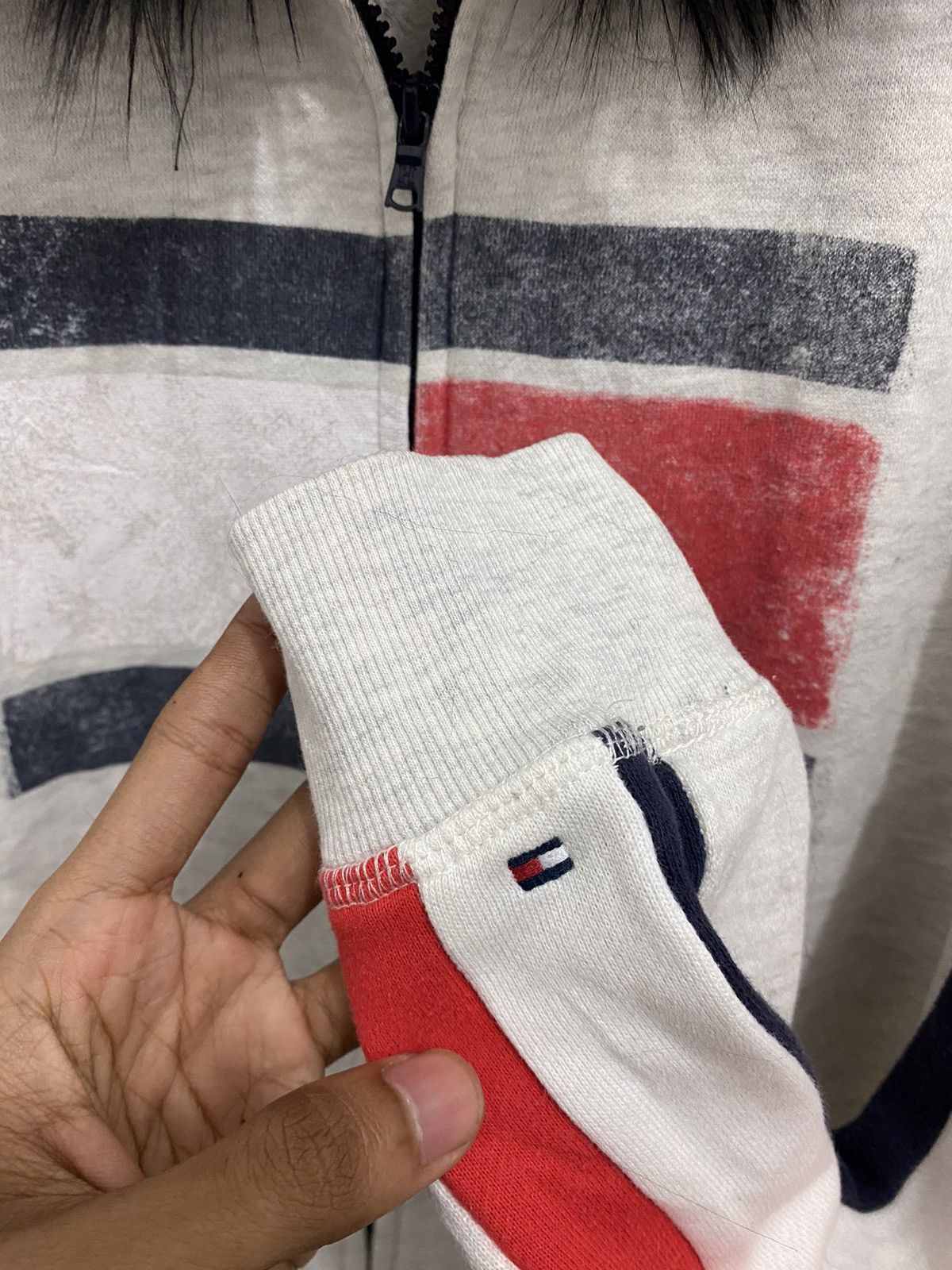 14th Addiction 💥LGB💥Tommy hilfiger Fur Zipper Hoodie LGB Style Size US L / EU 52-54 / 3 - 7 Thumbnail