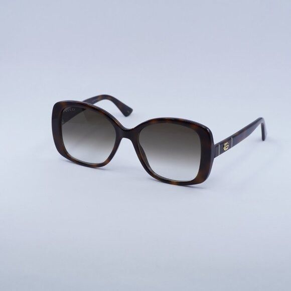 Gucci GG0762S 002 Sunglasses Havana Square Frame Brown