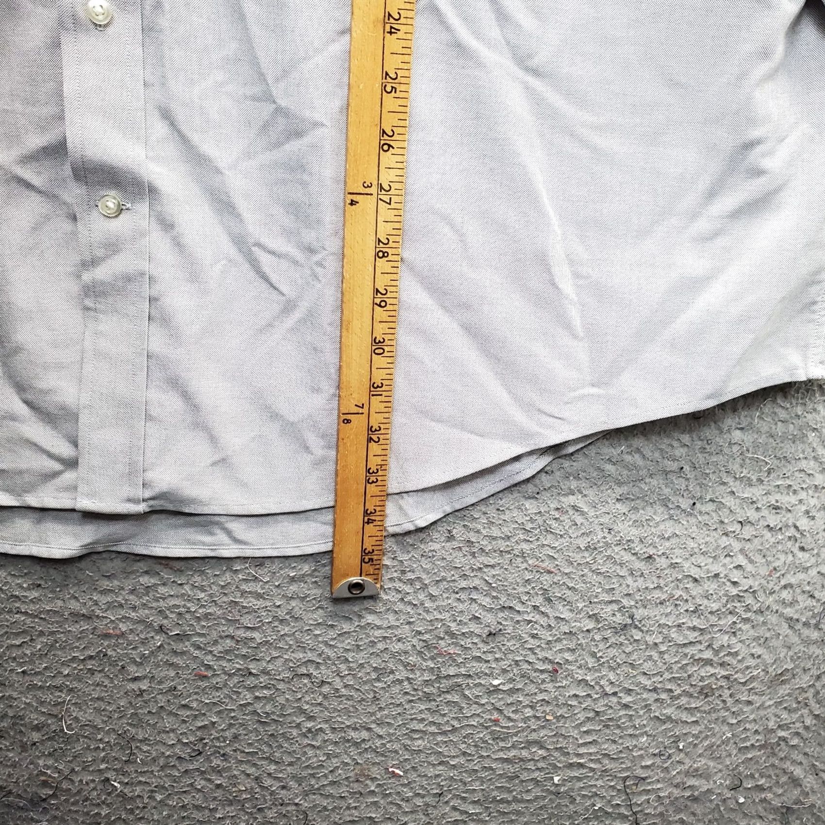Lands' End Lands' End Shirt Mens 3XL Gray Collared Button Down Att Logo Chest Pocket EUC Size US XXL / EU 58 / 5 - 3 Thumbnail