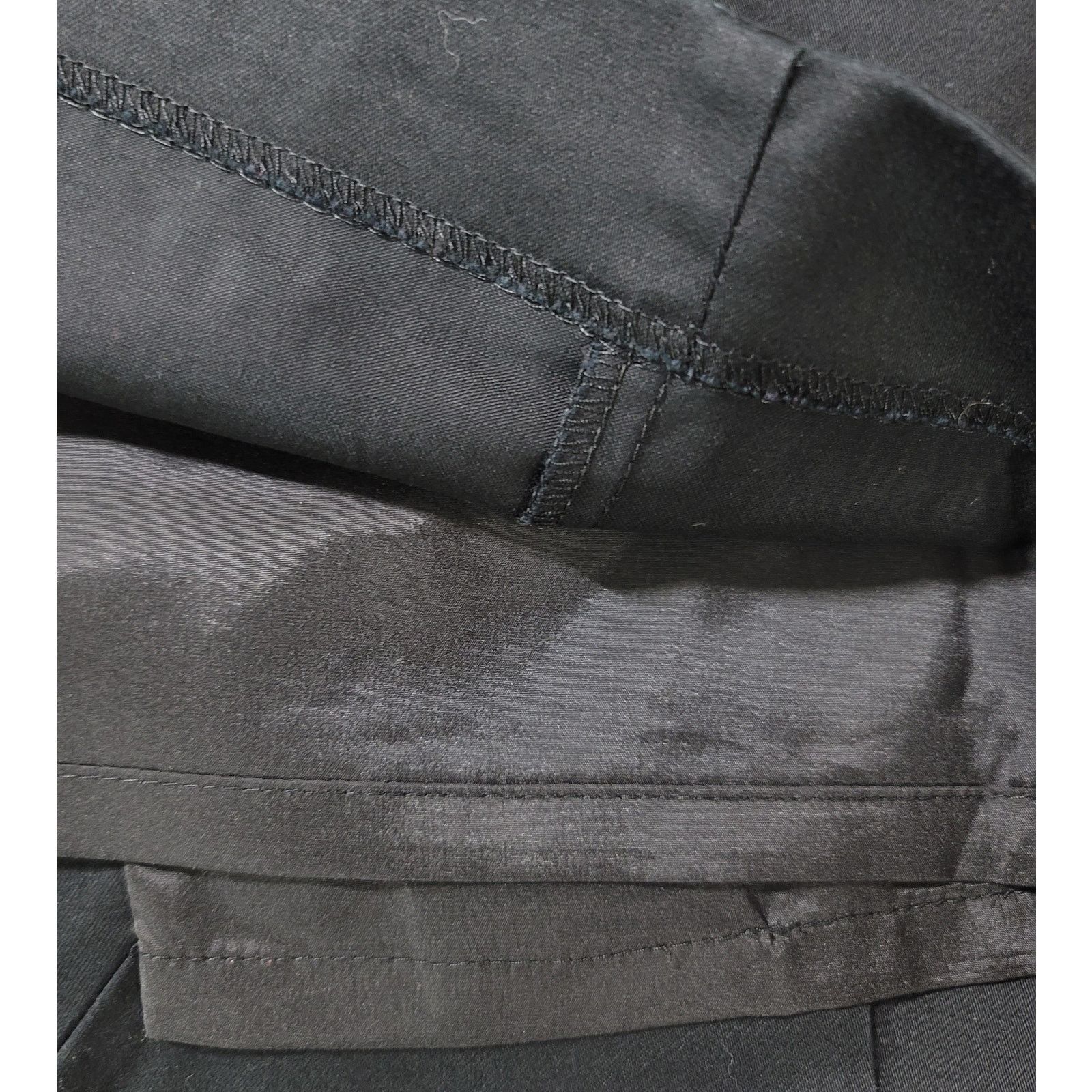 Express Express Black Flat Front Pencil Denim Skirt 8 Side Zip Size 30" / US 8 / IT 44 - 5 Thumbnail