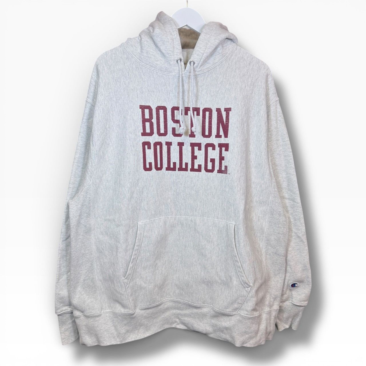 Champion Vintage Champion Reverse Weave Boston College Logo Hoodie Size US XL / EU 56 / 4 - 1 Thumbnail