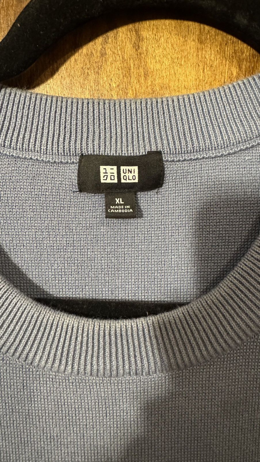 Uniqlo Uniqlo Blue Crewneck Size US XL / EU 56 / 4 - 2 Thumbnail