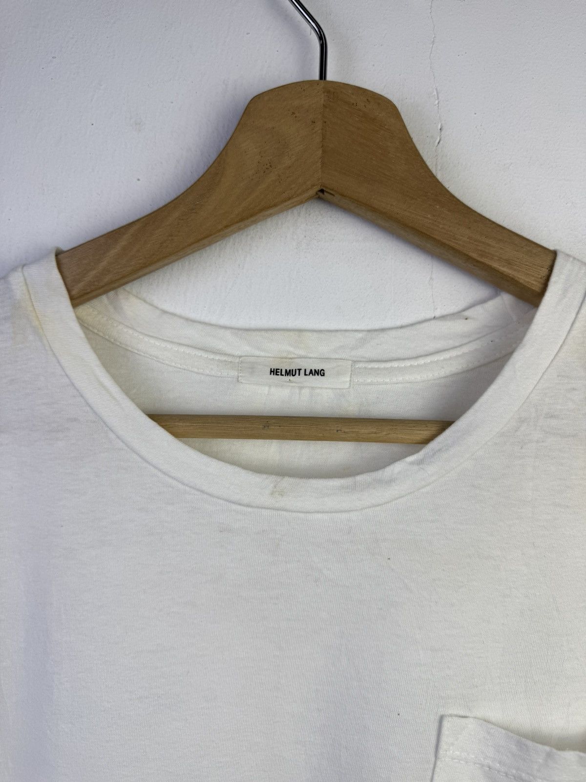 Helmut Lang Helmut Lang printed cotton Tshirt with a brushstroke design Size US S / EU 44-46 / 1 - 4 Thumbnail