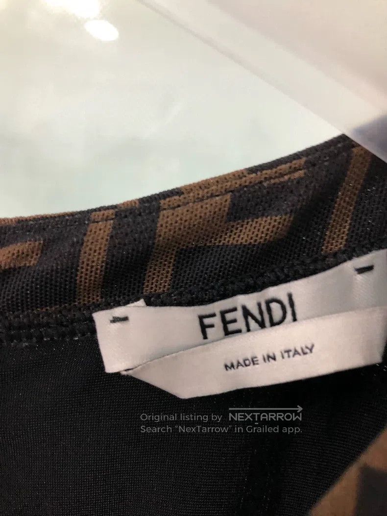 Fendi Fendi All-Print Dress Size XS / US 0-2 / IT 36-38 - 3 Thumbnail