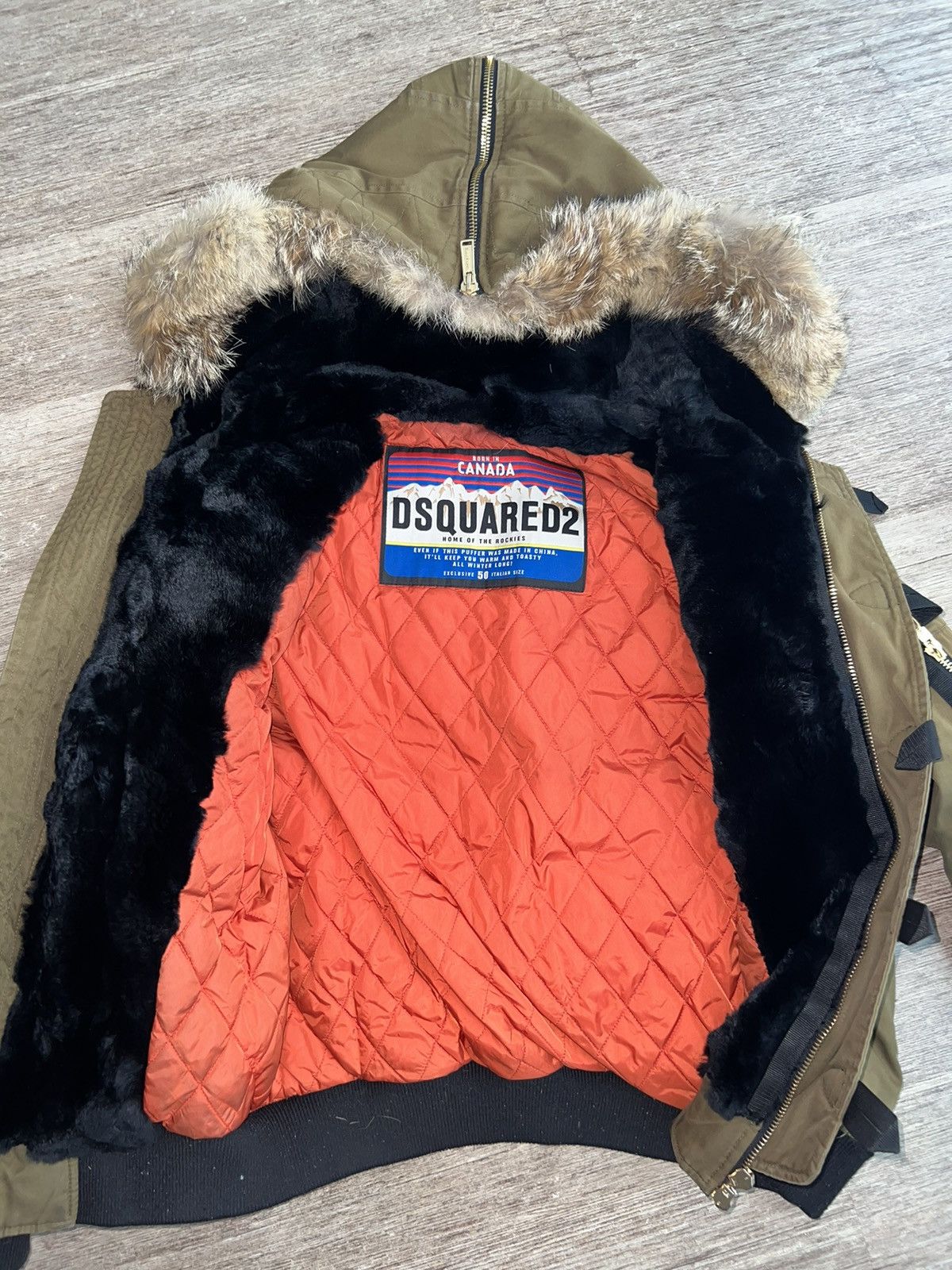 Dsquared2 Vintage DSQUARED MILITARY GREEN JACKET Size US L / EU 52-54 / 3 - 2 Thumbnail