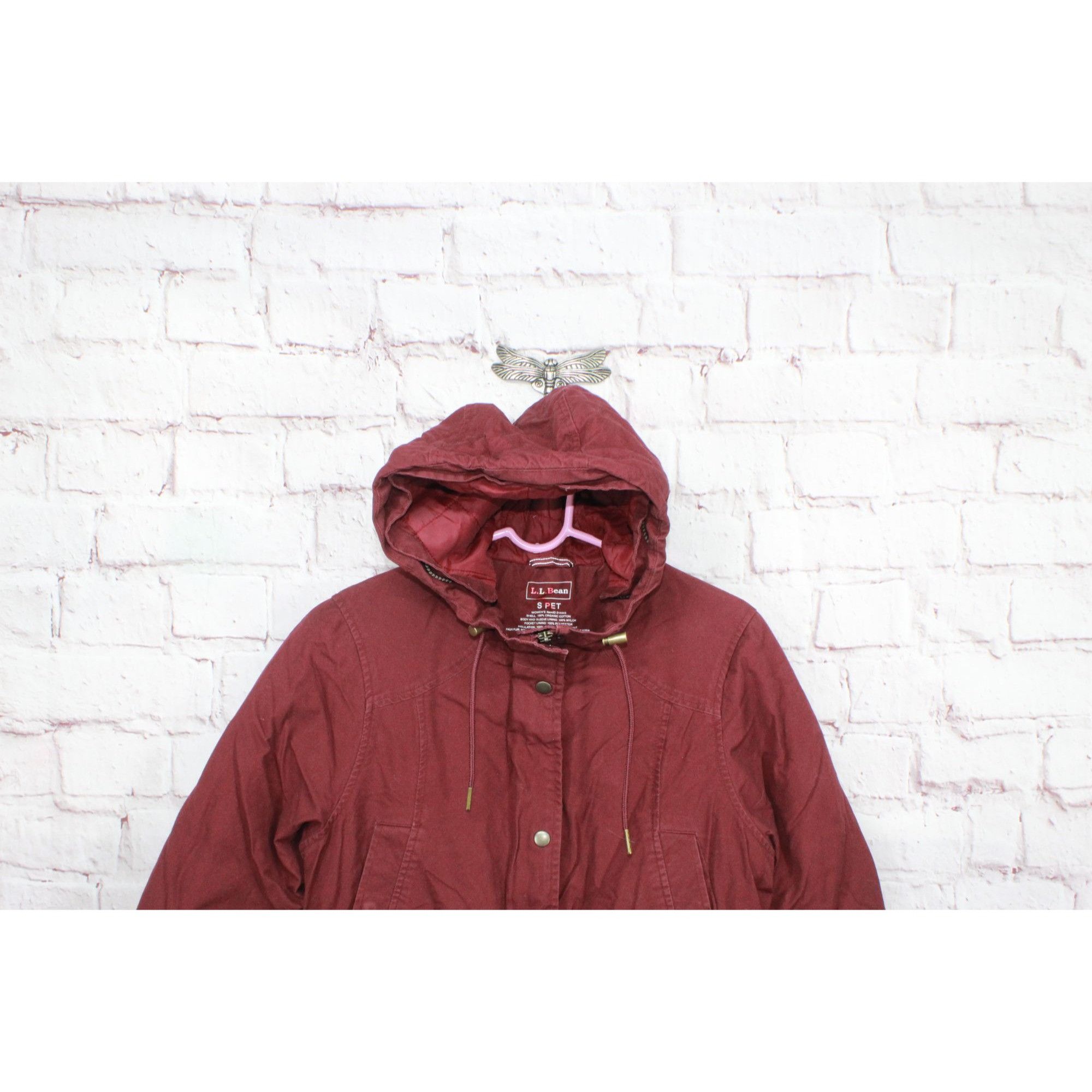 L.L. Bean LL Bean Women's East End Parka Quilted Lined Hooded Size S / US 4 / IT 40 - 2 Thumbnail