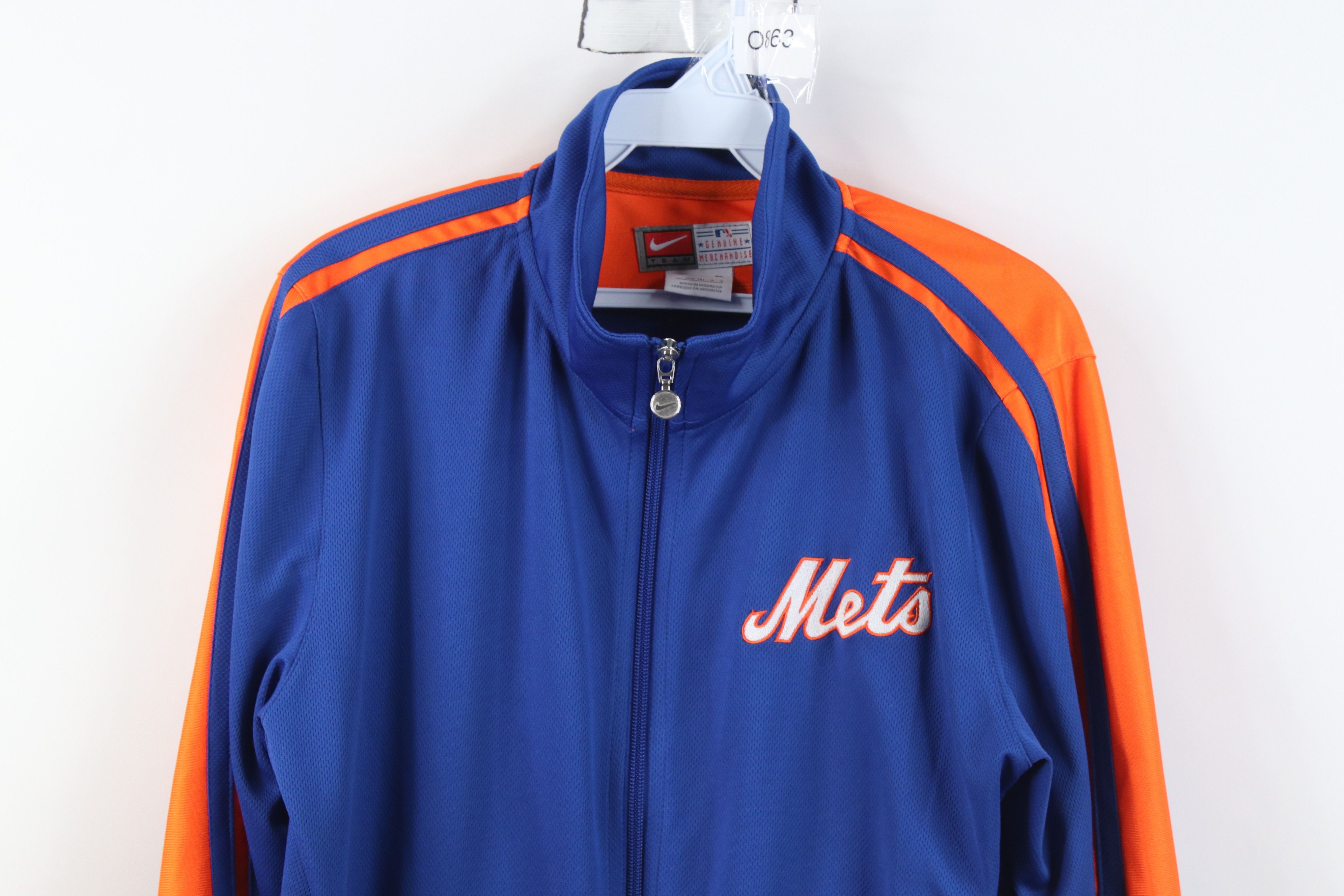 Nike Vintage Nike Scott Mini Swoosh New York Mets Baseball Jacket Size L / US 10 / IT 46 - 2 Thumbnail