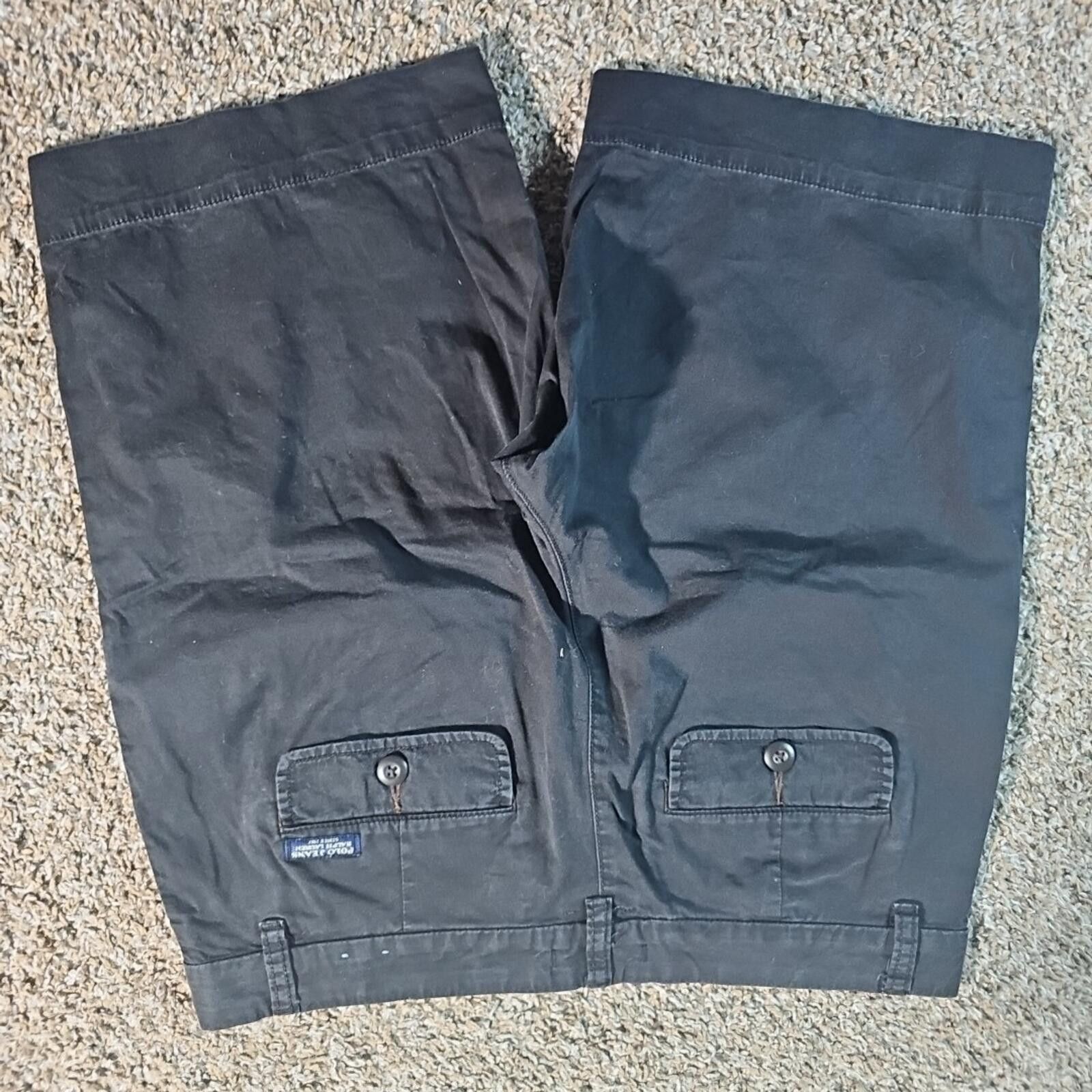 Polo Ralph Lauren Polo Jeans Co Shorts Womens 6 Black Kelsey Stretch Y2K Size 28" / US 6 / IT 42 - 6 Thumbnail