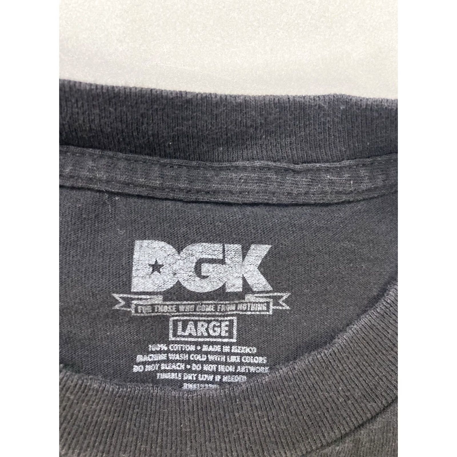 DGK DGK Getto Hustler Graphic T-shirt Men Large Black Short Sleeve Size US L / EU 52-54 / 3 - 4 Thumbnail