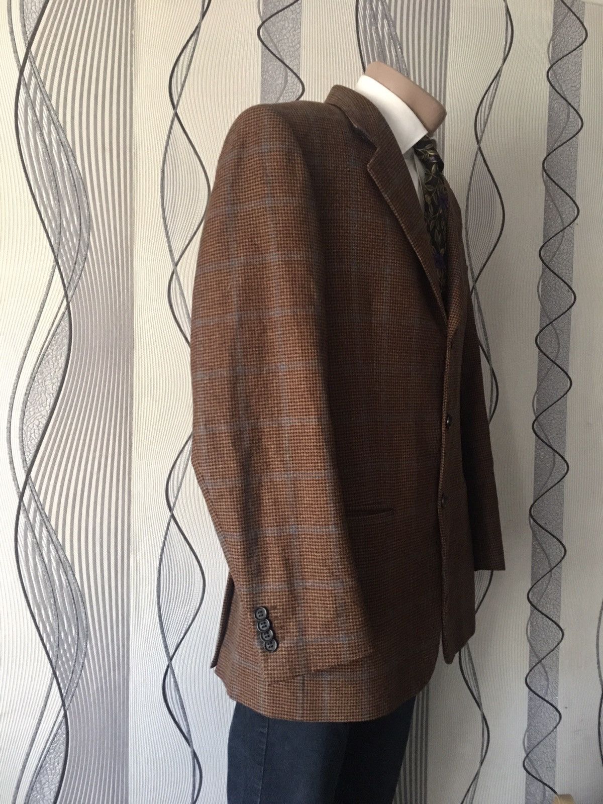 Loro Piana Loro Piana Vintage Houndstooth Merino Wool Blazer Jacket Size US M / EU 48-50 / 2 - 6 Thumbnail