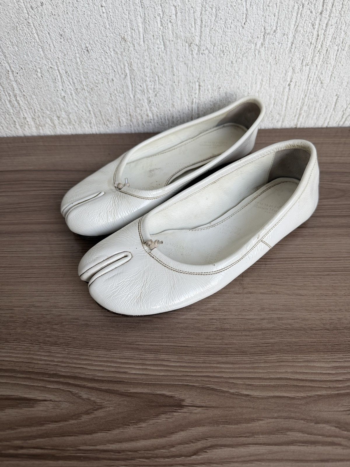 Maison Margiela Tabi ballet patent leather flats Size US 6 / IT 36 - 3 Thumbnail
