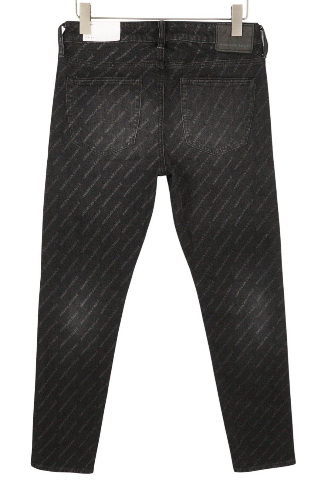 American Eagle Outfitters SKINNY BLACK WASH W31/L32 Logo Jeans 88782 Size US 31 - 4 Thumbnail