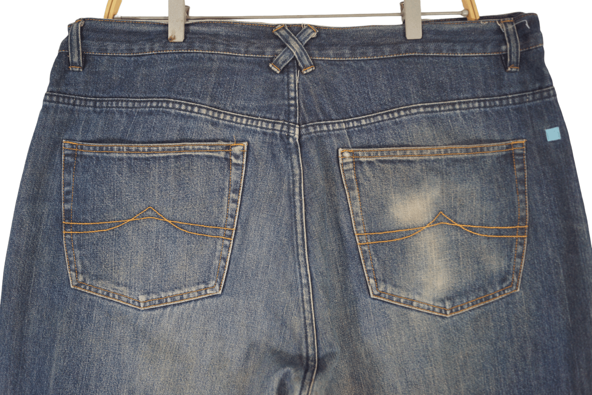 Vintage Rare Denim Azzure Jean Nice Design Size US 41 - 5 Thumbnail