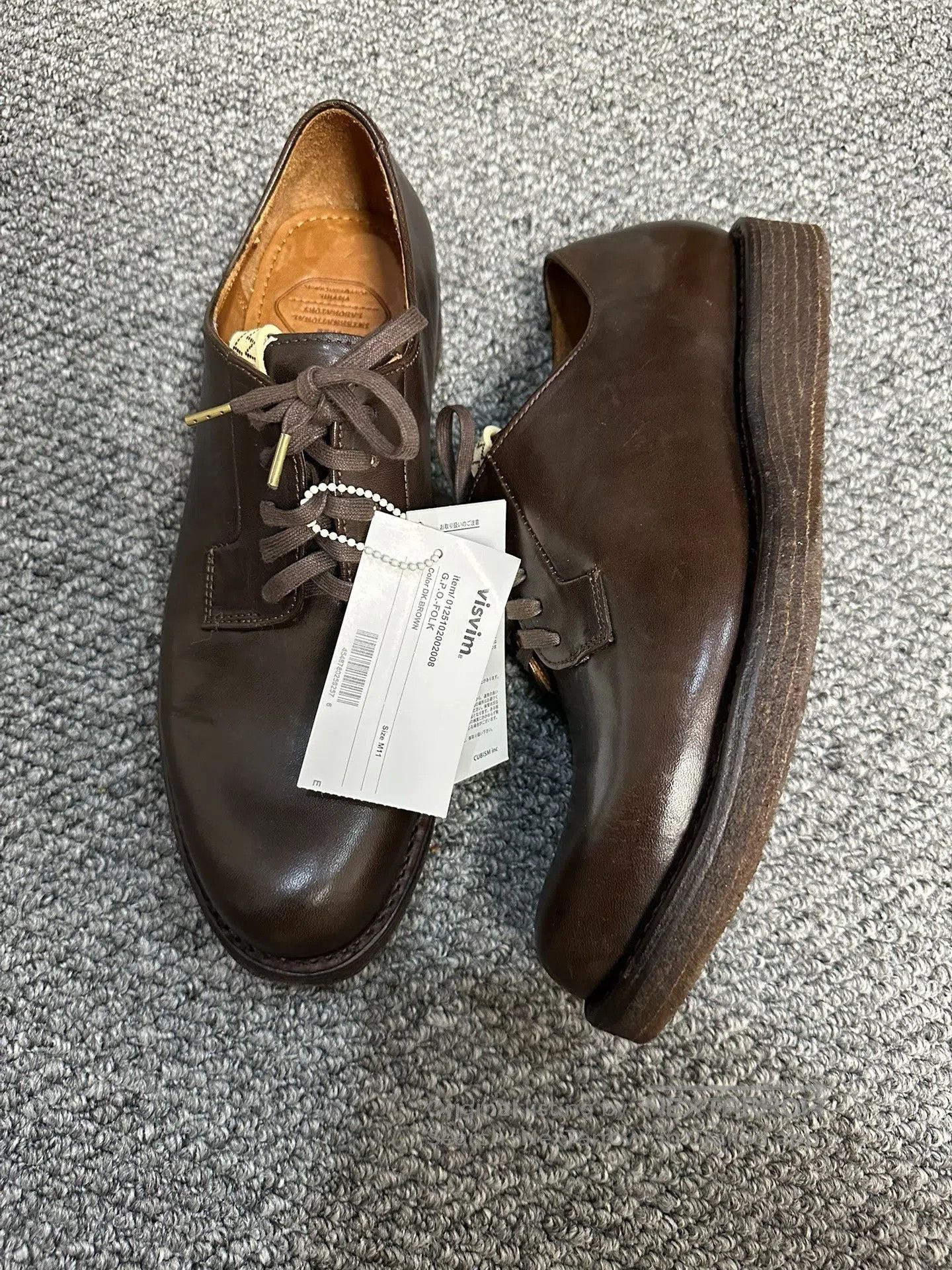 Visvim visvim Horsehide GPO Folk Shoes. Size US 11 / EU 44 - 3 Thumbnail