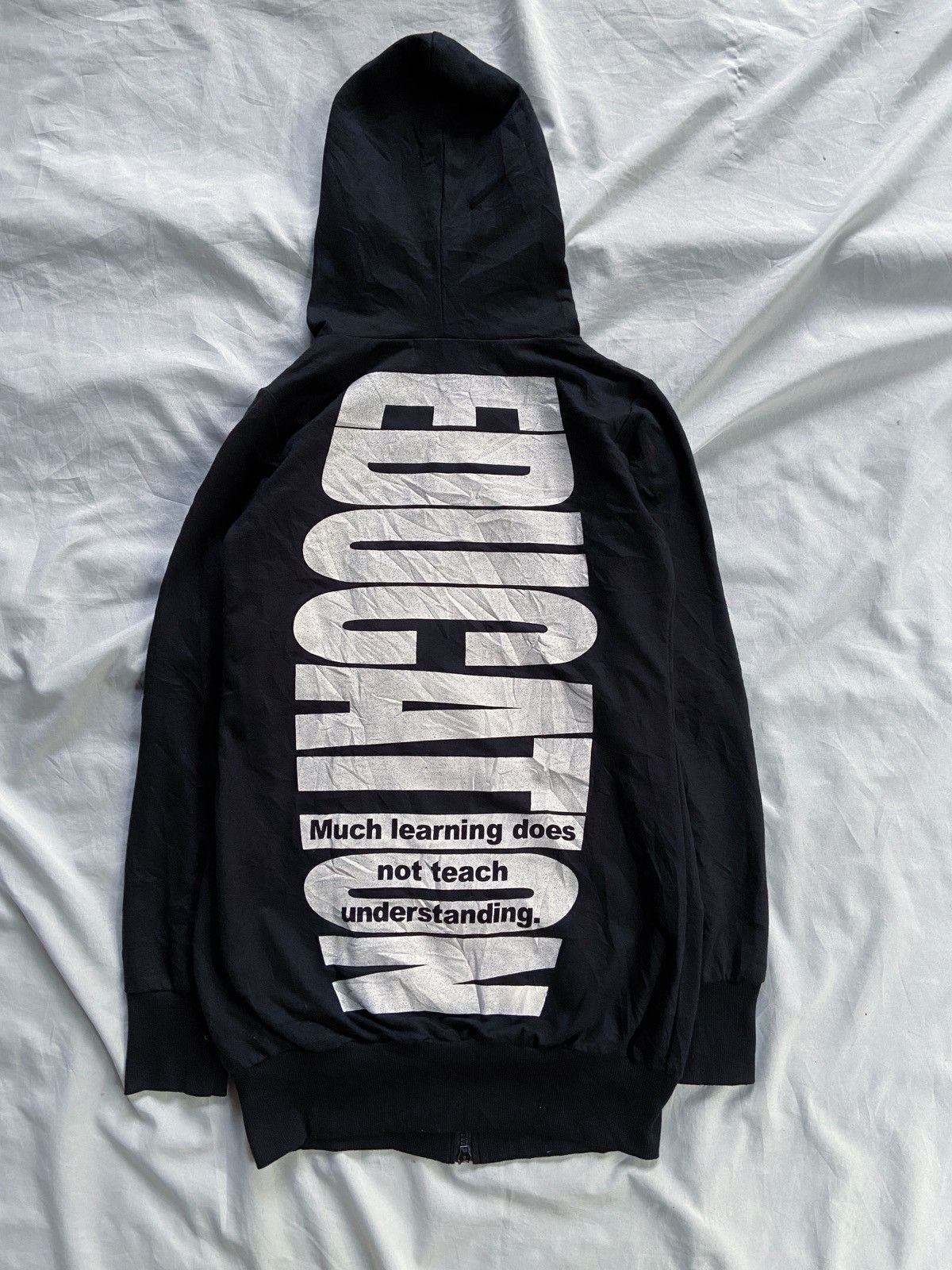 Japanese Brand JENNY THONG EDUCATION ZIP HOODIE hytseric glamour undercover Size US S / EU 44-46 / 1 - 1 Thumbnail