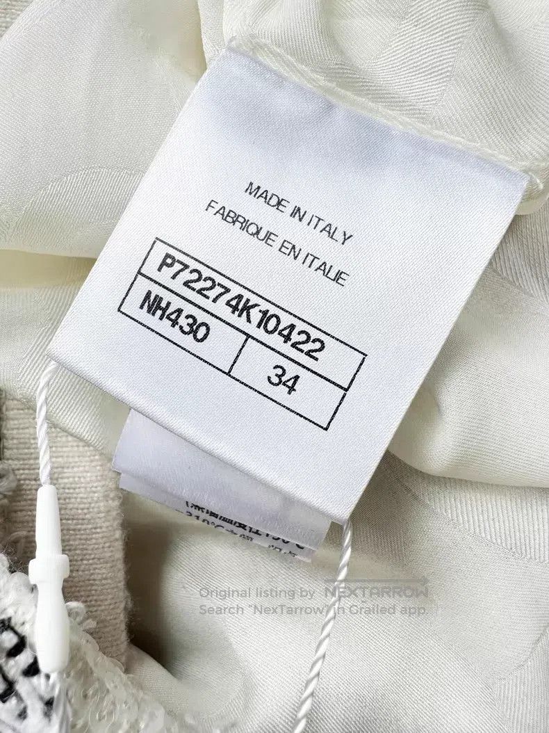 Chanel Chanel Sequin embroidery logo short-sleeved dress Size XXS / US 00 / IT 34 - 6 Thumbnail