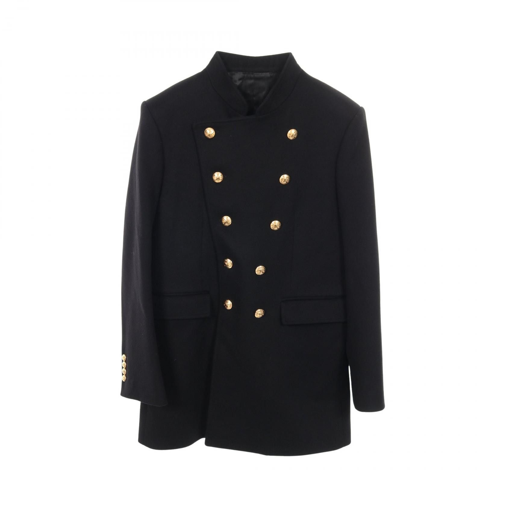 Celine Celine Celine Officer Wool Coat Textile Outerwear 2M07C998K DUTY FREE for USA Size ONE SIZE - 1 Thumbnail