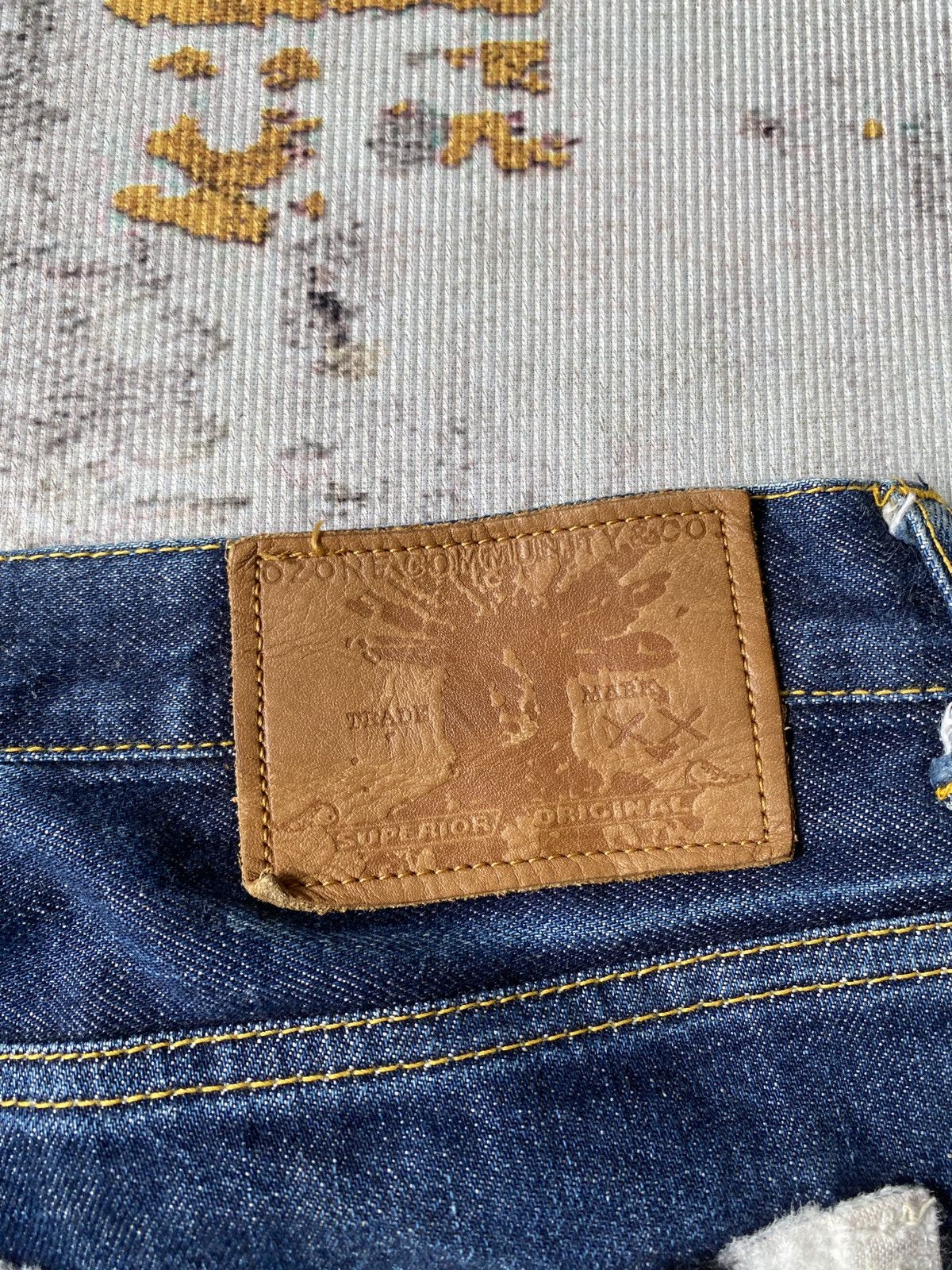 Hysteric Glamour Ozone Community Tokyo Distressed Denim Size US 28 / EU 44 - 23 Thumbnail