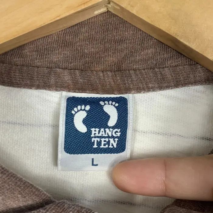 Hang Ten HANG TEN CALIFORNIA Surf Embossed Logo Polo Tee Shirt Size US L / EU 52-54 / 3 - 5 Thumbnail