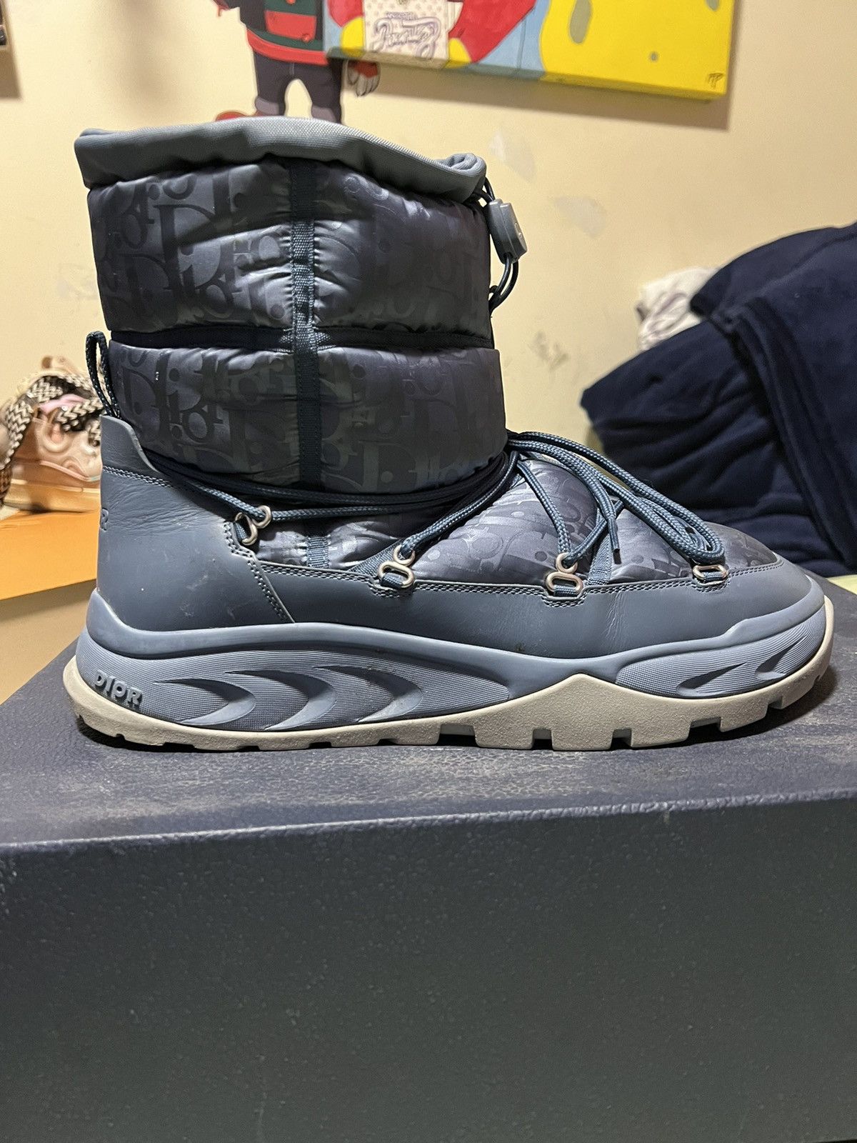 Dior Snow Boots Dior Blue Size EU 45 = U.S 12 Size US 12 / EU 45 - 2 Thumbnail