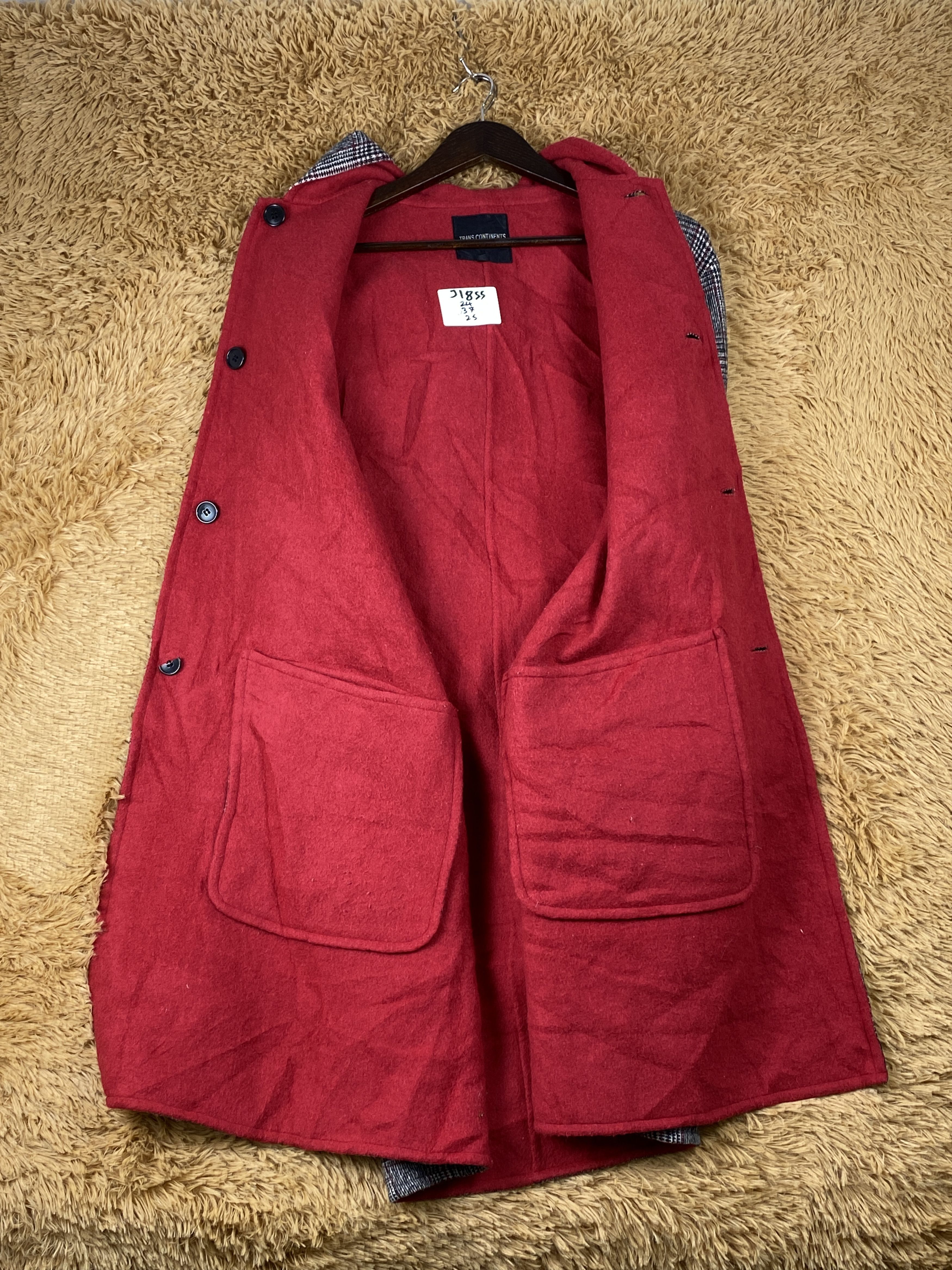 Japanese Brand Vintage Trans Continents Hoodie Long Jacket J1855 Size US M / EU 48-50 / 2 - 7 Thumbnail