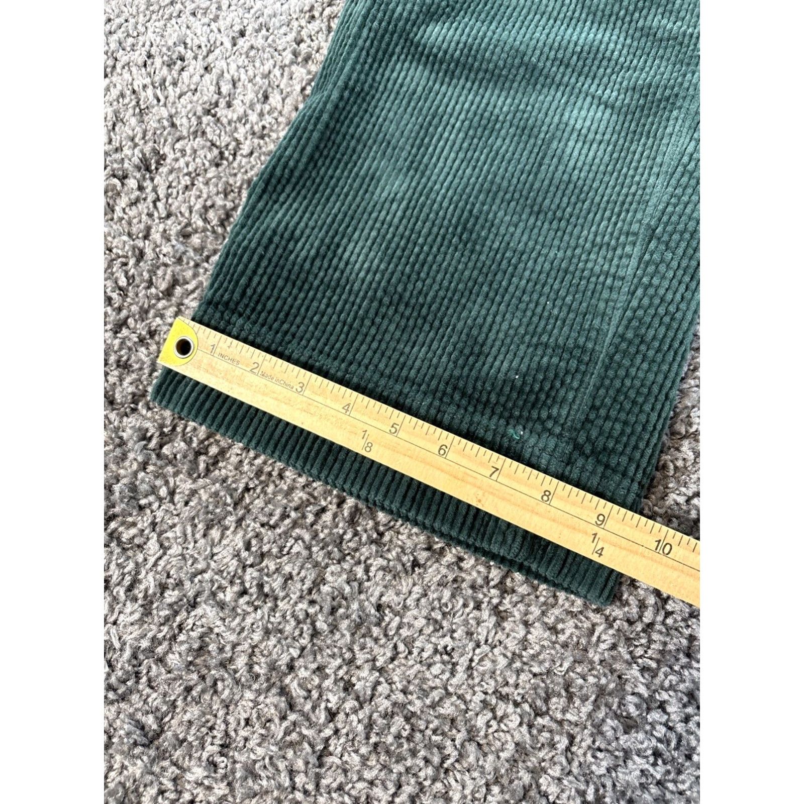 Madewell Madewell Pants Womens 30 Corduroy Slim Emmett Wide Leg Crop Forest Green Stretch Casual Jeans Pants Boys Girls Mens Womens Size 30" / US 8 / IT 44 - 3 Thumbnail