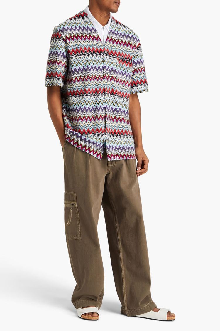 Missoni o1y0225 Patterned Shirt in Multicolor Size US L / EU 52-54 / 3 - 2 Thumbnail