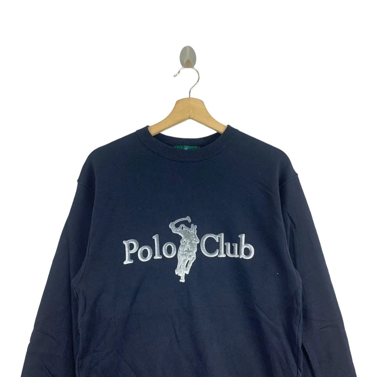 Polo Ralph Lauren Vintage POLO CLUB Big Pony Logo Crewneck Sweatshirt Jumper Size M / US 6-8 / IT 42-44 - 2 Thumbnail