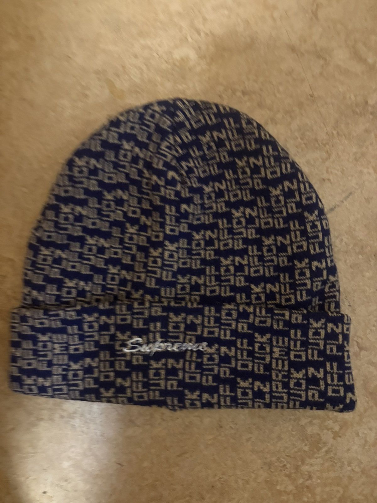 Supreme Supreme F Off Beanie Size ONE SIZE - 1 Thumbnail