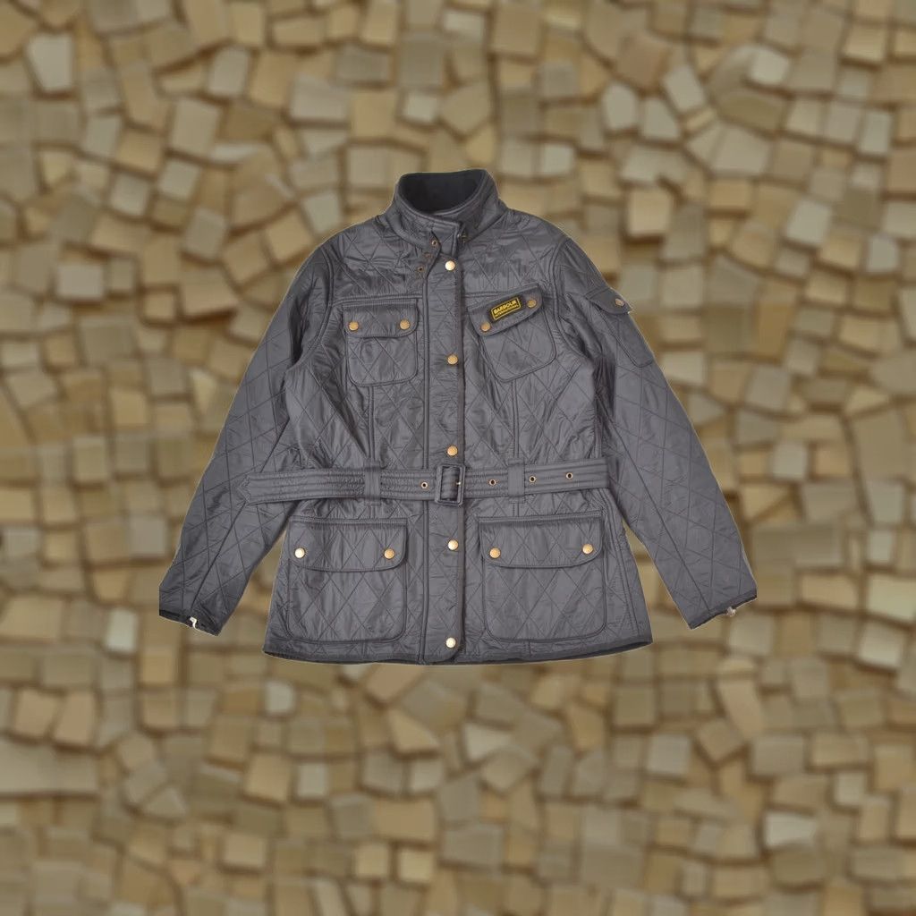 Barbour VINTAGE Barbour Intl International Polarquilt Jacket Navy LQU0078NY91 40 Women Quilted UK 14 / EURO 40 / USA 10 Mens, Womens, Boys, Girls Size S / US 4 / IT 40 - 1 Thumbnail