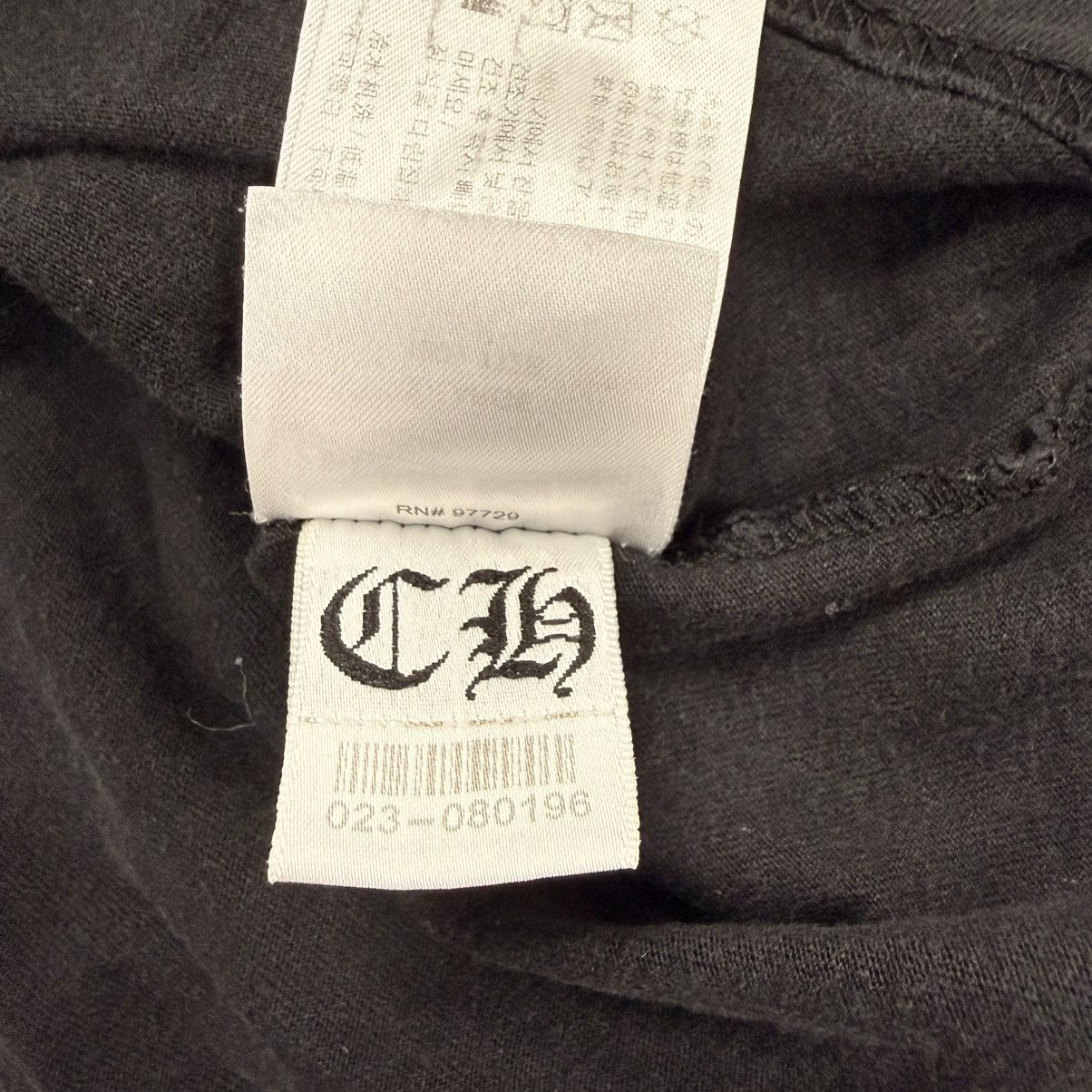 Chrome Hearts Chrome Hearts Hong Kong Horseshoe Black Long Sleeve Tee Size US XL / EU 56 / 4 - 13 Thumbnail