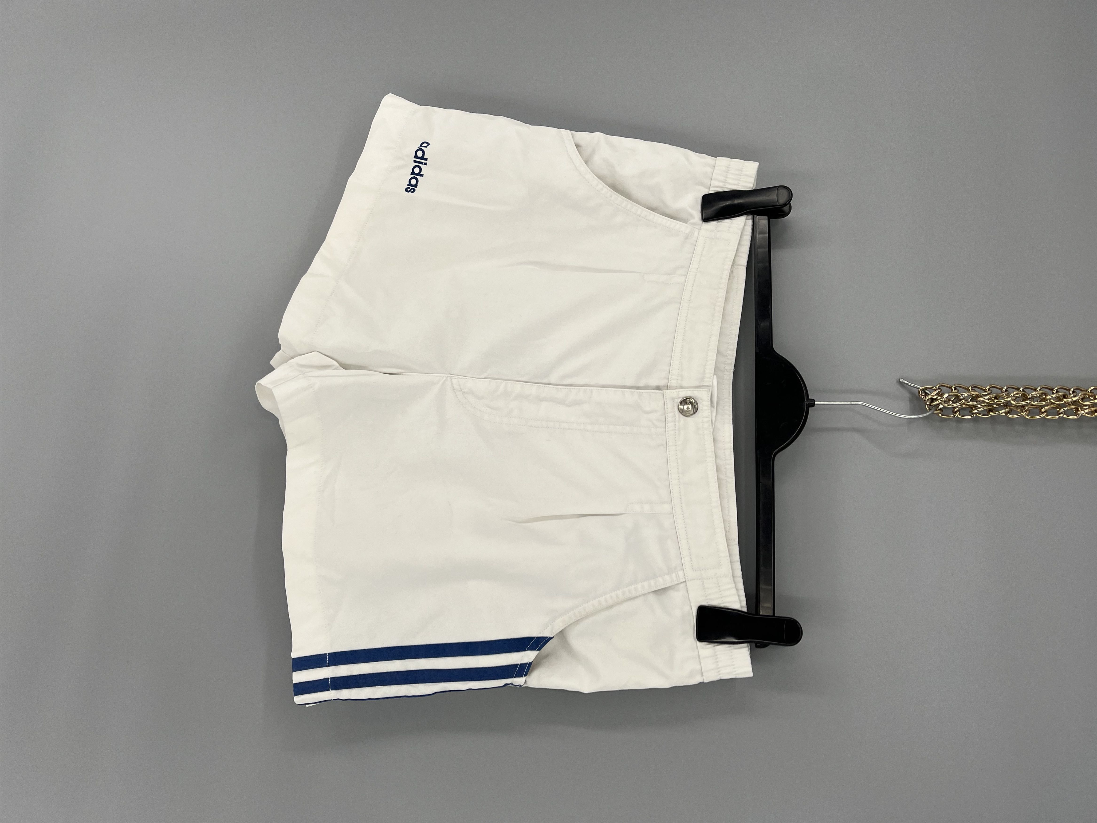 Adidas 90s Vintage Adidas Black Nylon Mini Logo Shorts Travis Style Size US 34 / EU 50 - 3 Thumbnail