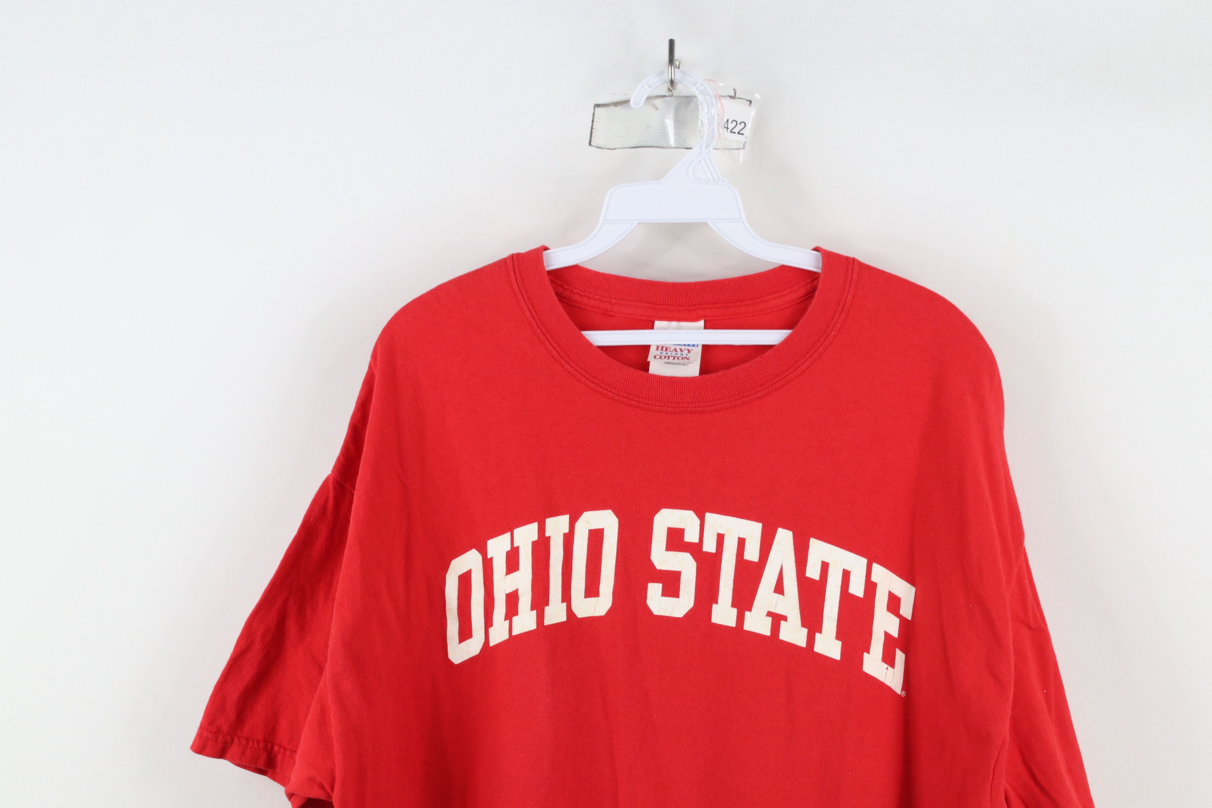 Vintage Vintage Spell Out Block Letter Ohio State University T-Shirt Size US XL / EU 56 / 4 - 2 Thumbnail