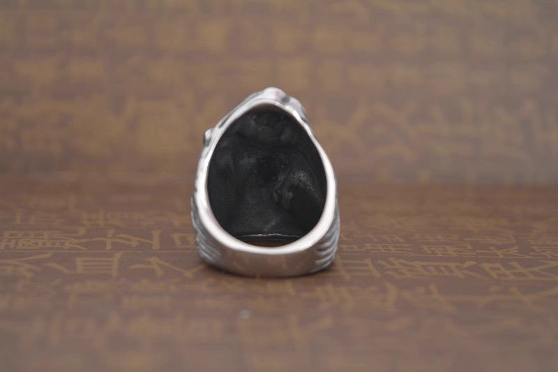 Jewelry Beauty Retro Jewelry Rings Open Size Chrome Ring (Size 7-13) Size ONE SIZE - 5 Thumbnail