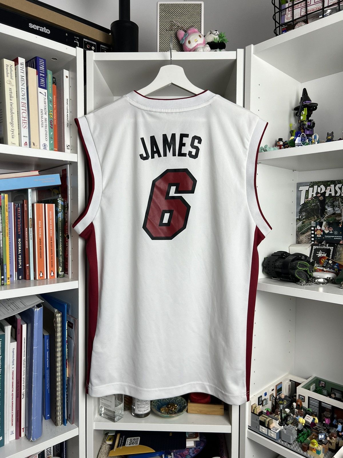 Adidas × NBA × Vintage Vintage Adidas Miami Heat NBA James 6 basketball jersey M Size US M / EU 48-50 / 2 - 2 Thumbnail
