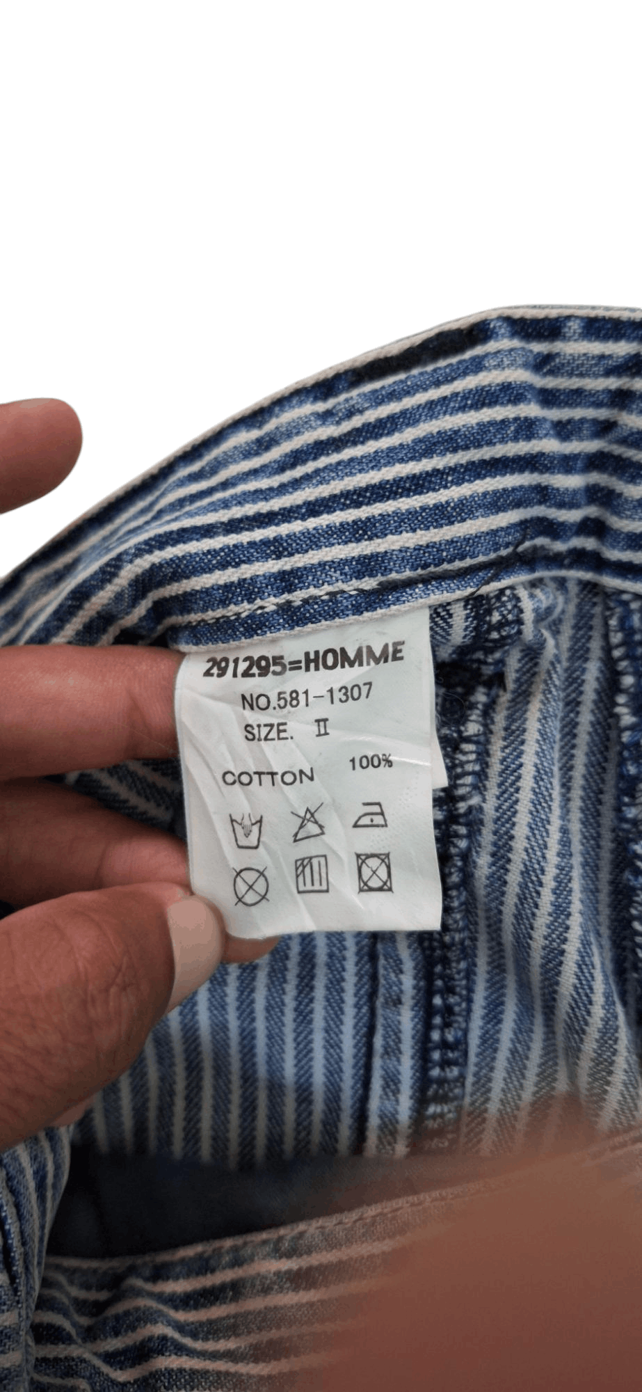 5351 POUR LES HOMMES × If Six Was Nine × Japanese Brand 291295 Homme Hickory Stripe 6 Pocket Trousers Pants Size US 32 / EU 48 - 15 Thumbnail