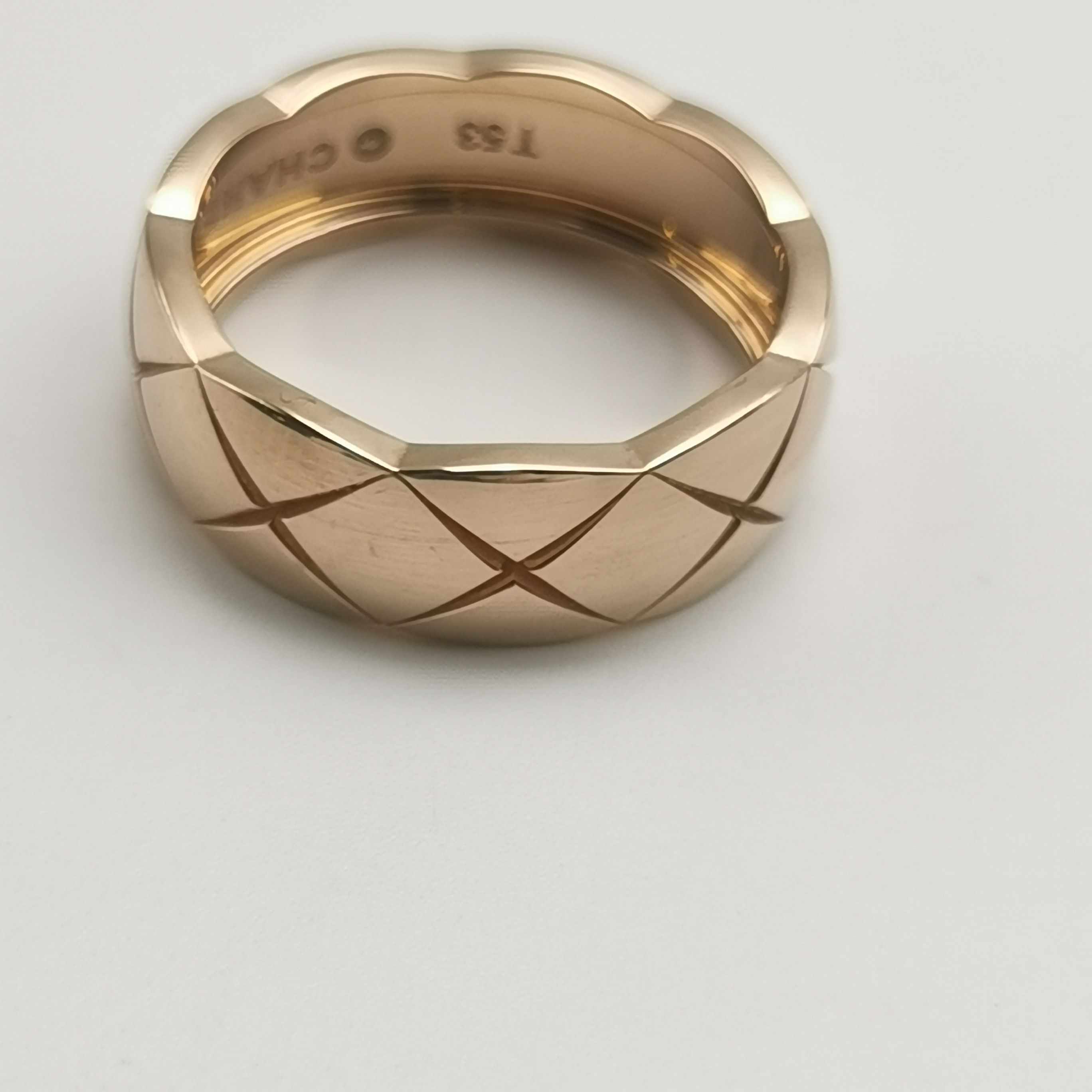Chanel Chanel Coco Crush 18K Rose Gold Ring Size 14 -z2505 Size ONE SIZE - 6 Thumbnail